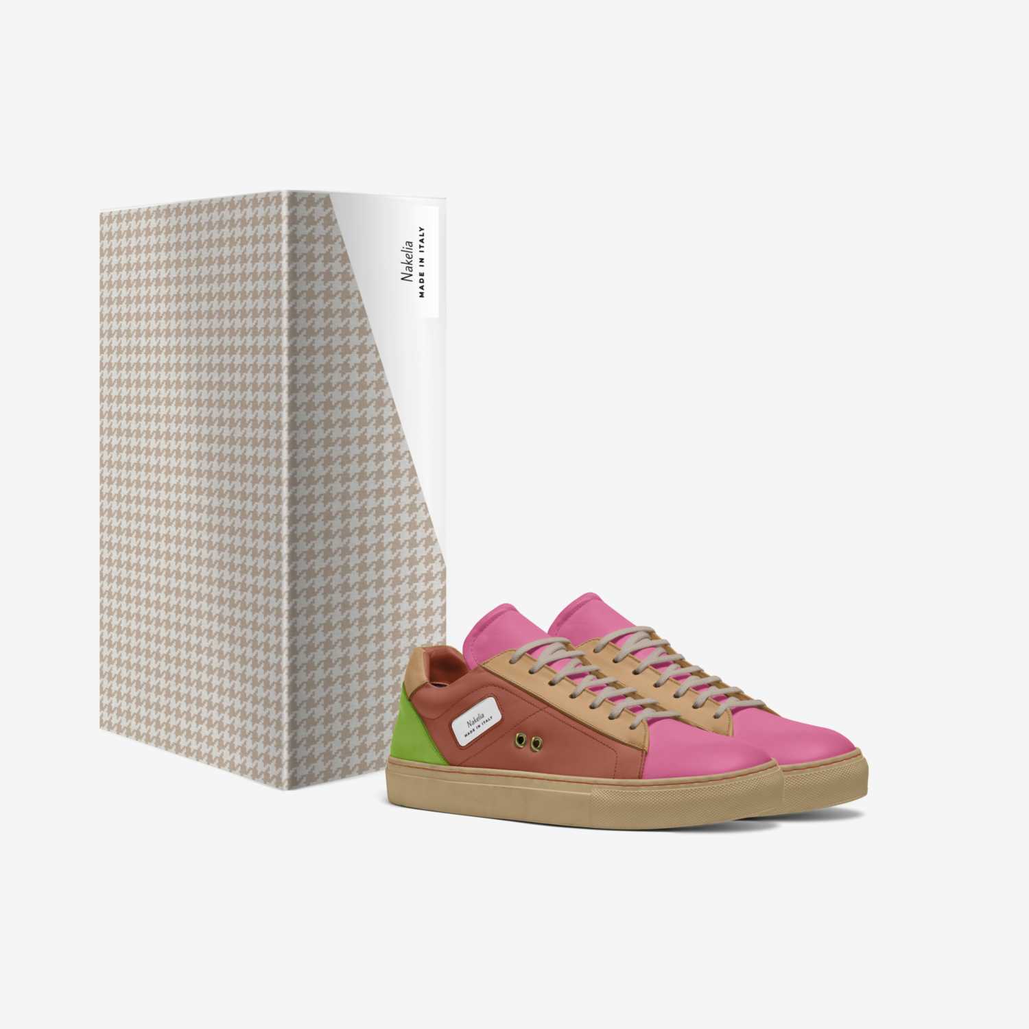 Nakelia custom made in Italy shoes by Ihesiah Myers | Box view