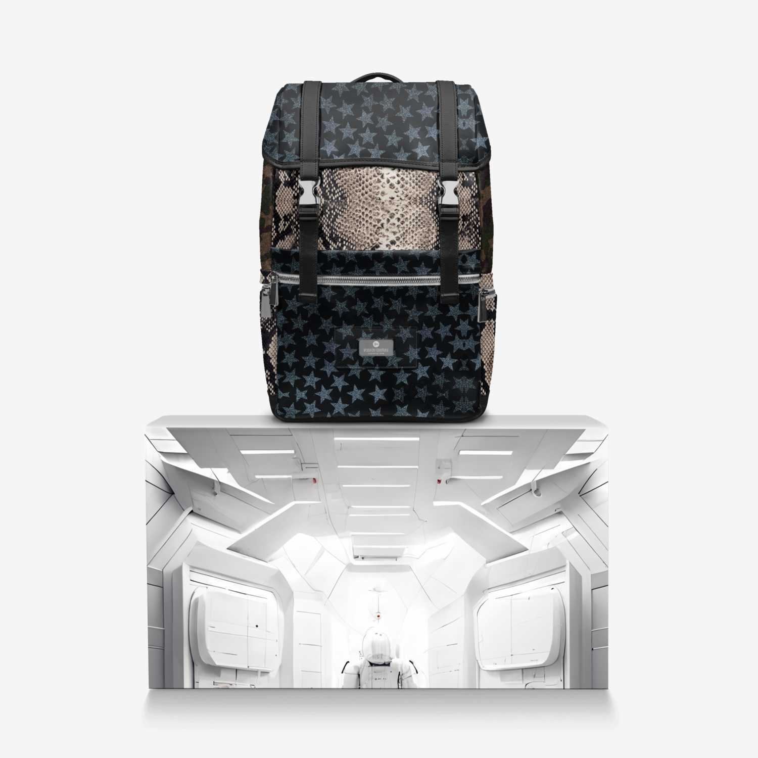 Mushou Couture custom made in Italy design by Marcus Jones | Over box view