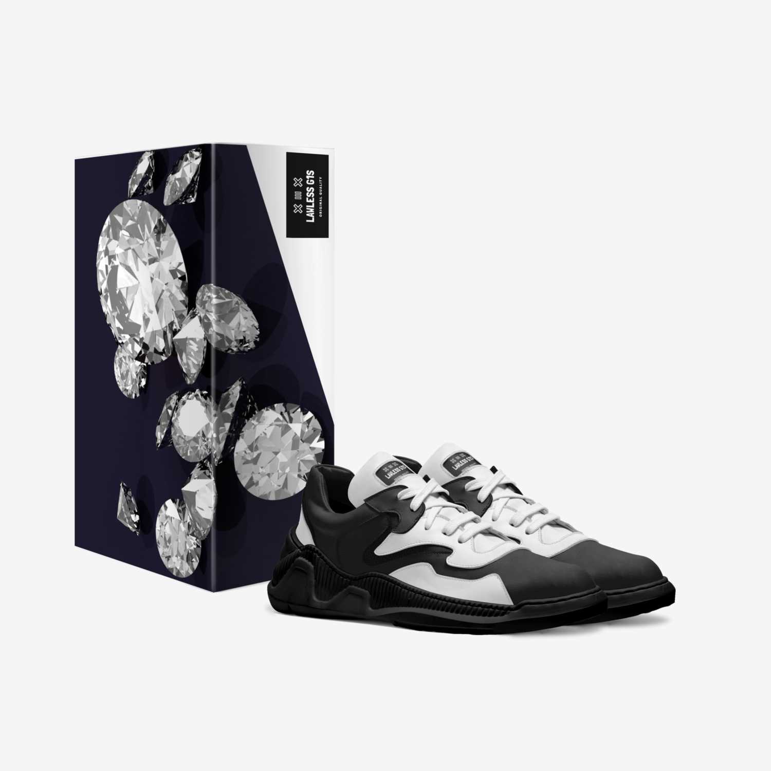 Lawless G1s custom made in Italy shoes by Donta Boxley | Box view