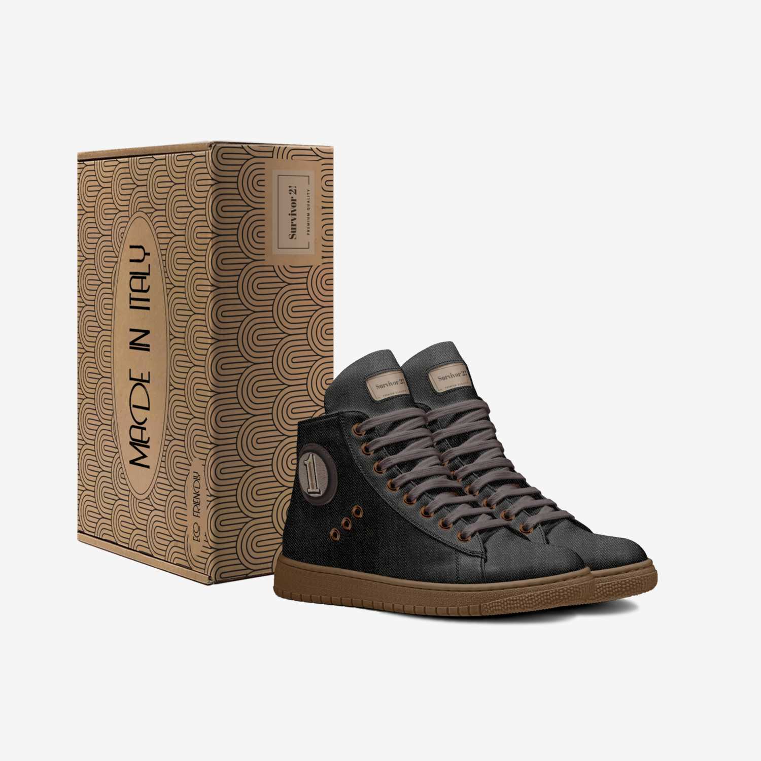 Survivor 2! custom made in Italy shoes by Dr. Nadin L.g. Benito | Box view