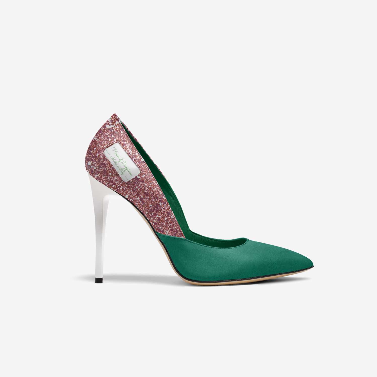 Luxe Rosé Cinq custom made in Italy shoes by Jonathan Ellison | Side view