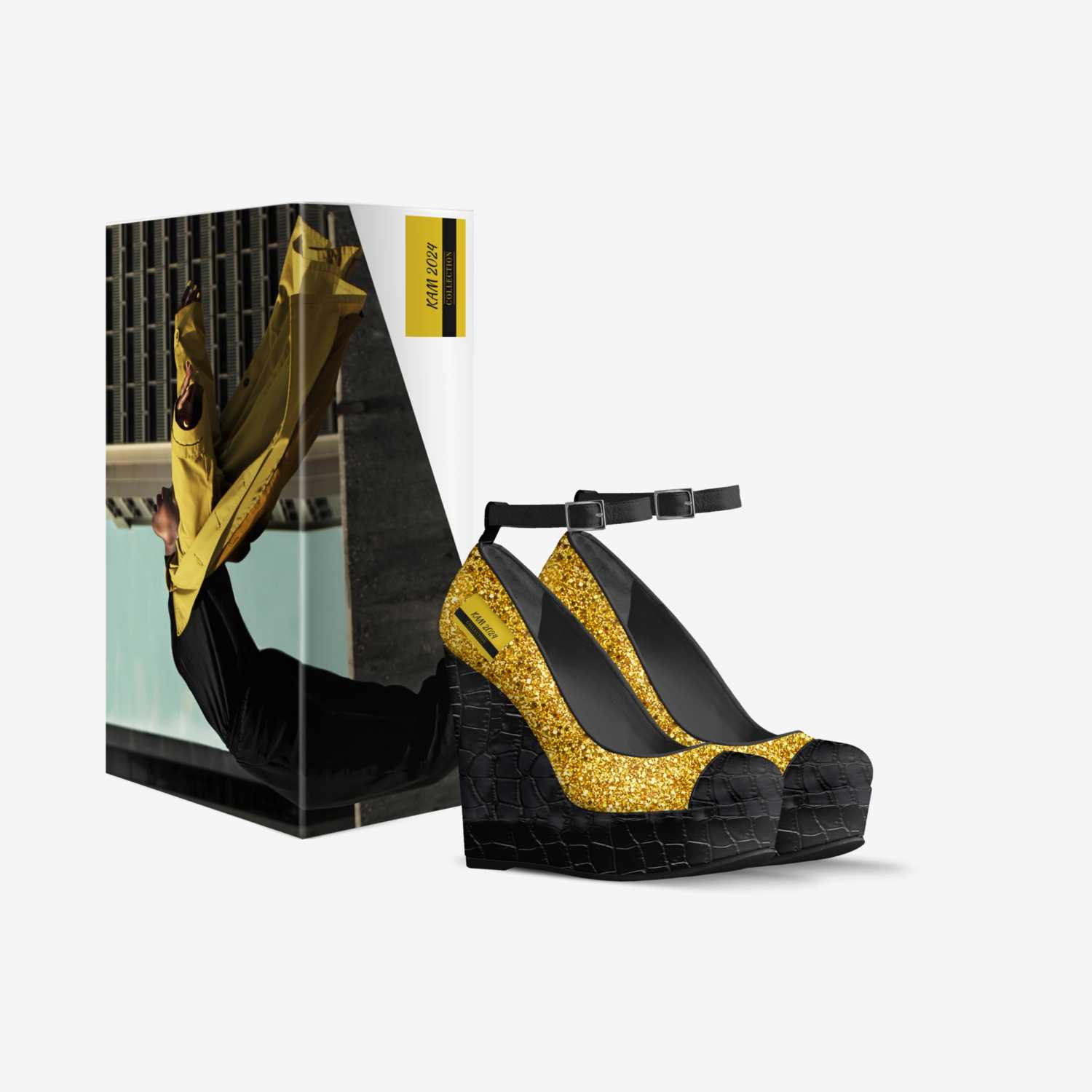 KAM 2024 custom made in Italy shoes by Aminata Kamara | Box view