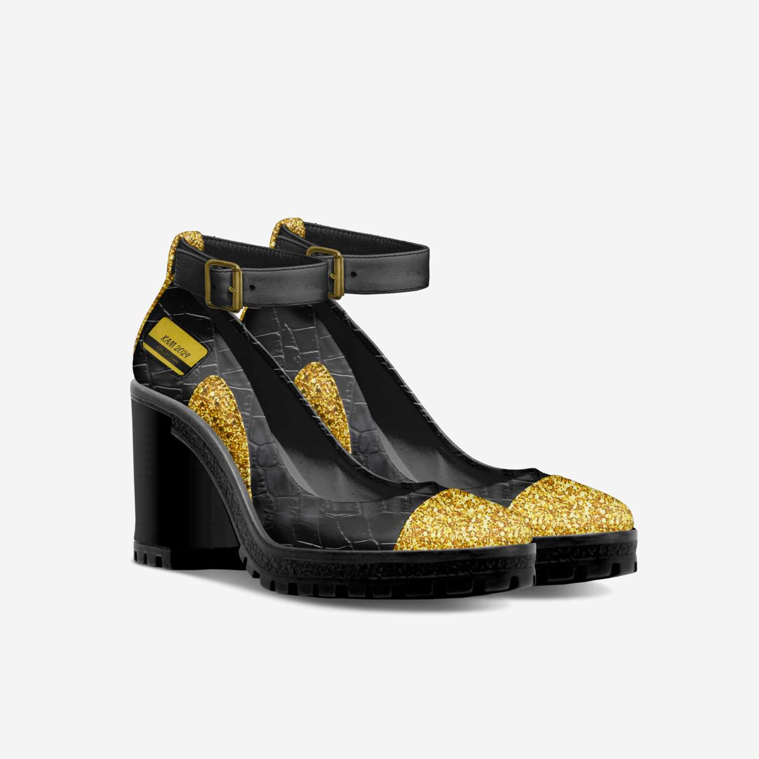 KAM 2024 custom made in Italy shoes by Aminata Kamara | Double view
