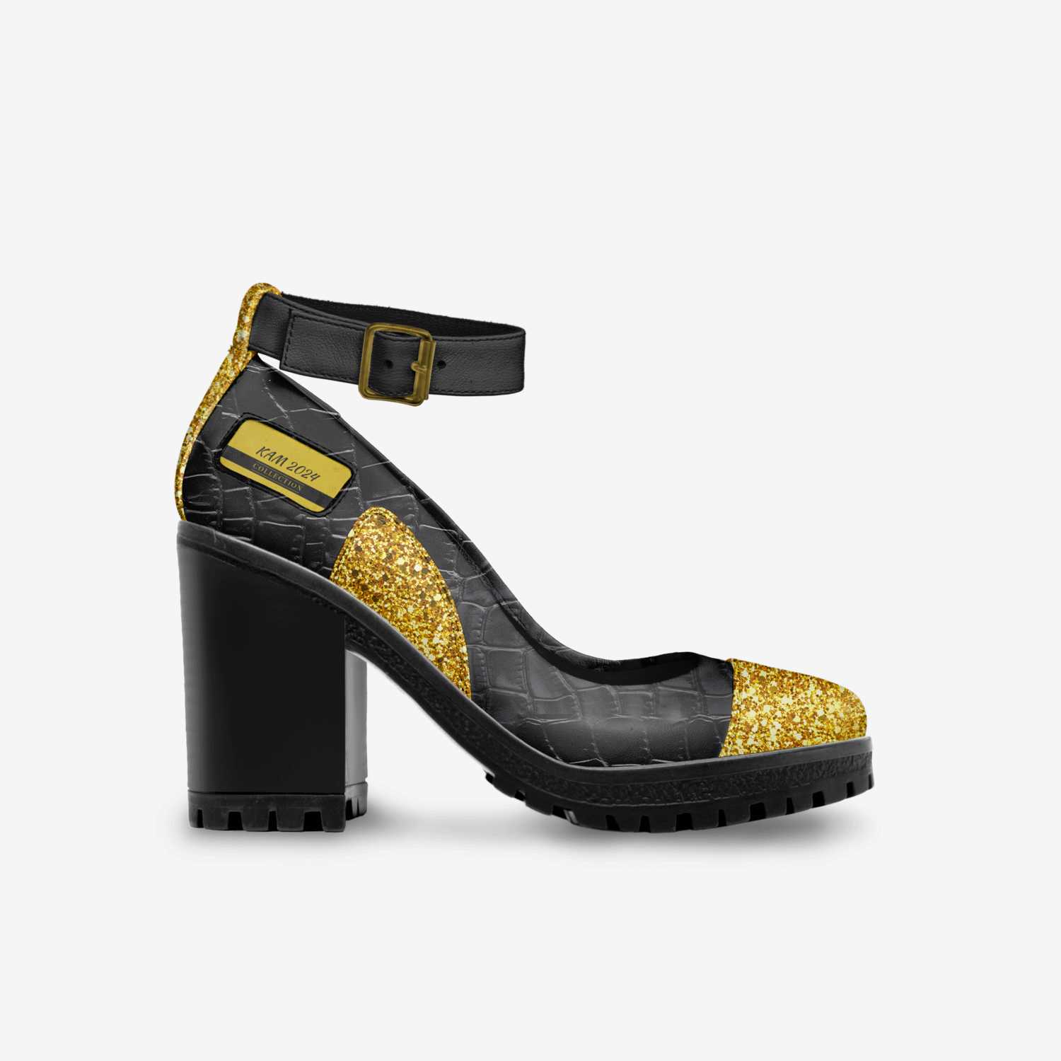 KAM 2024 custom made in Italy shoes by Aminata Kamara | Side view