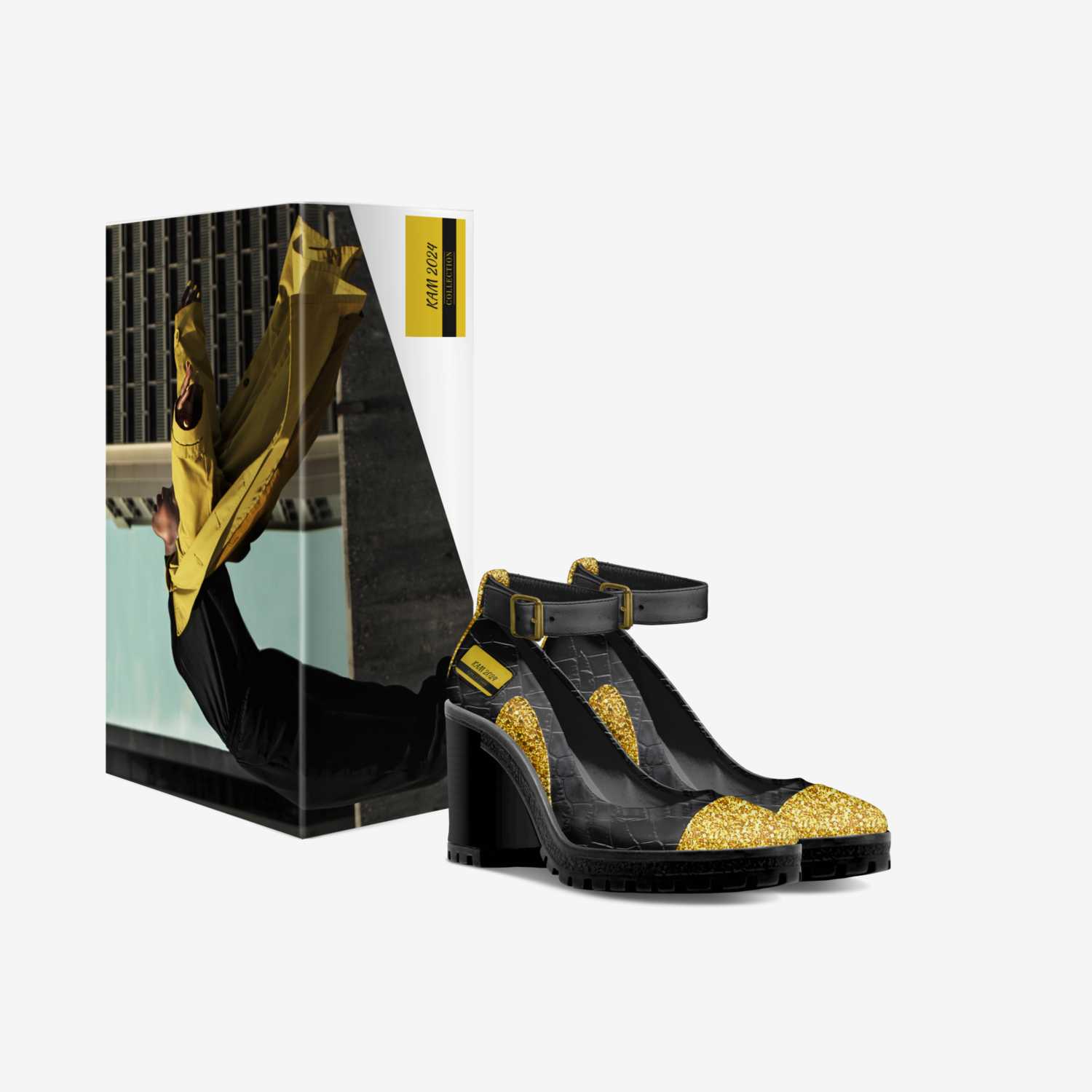 KAM 2024 custom made in Italy shoes by Aminata Kamara | Box view