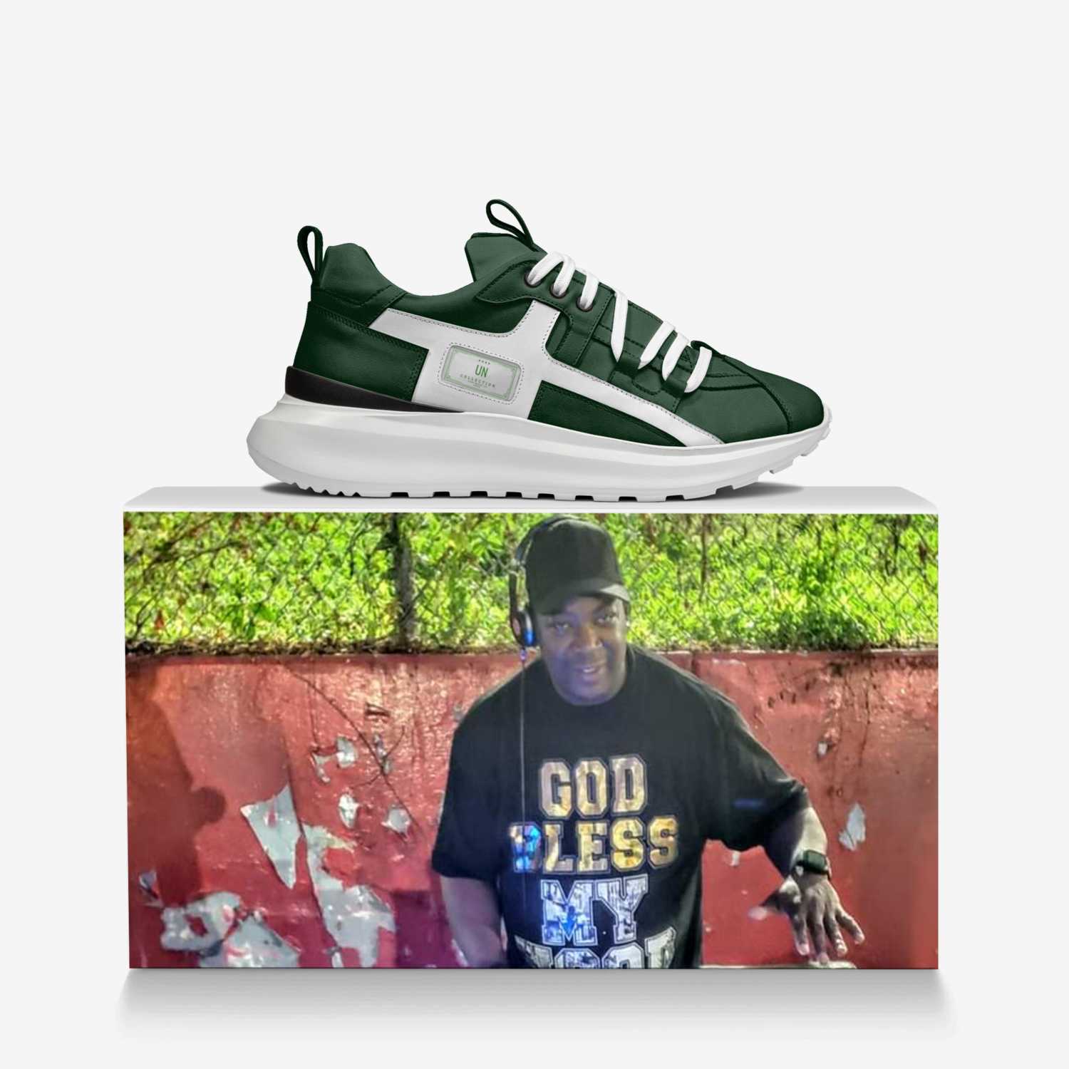 UN COLLECTION  custom made in Italy shoes by Duvall Daniels | Over box view
