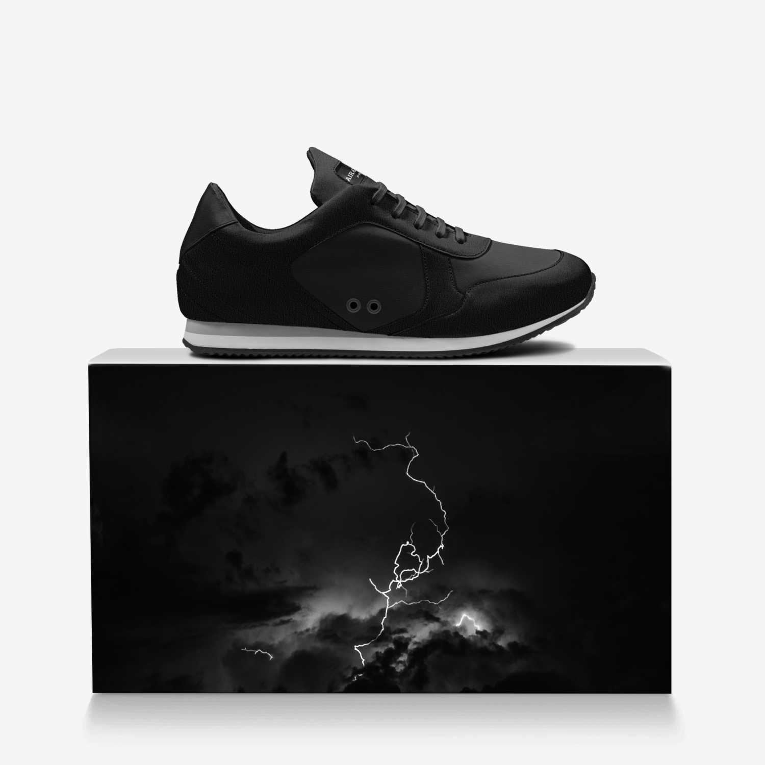 AIR&ELEMENT360 custom made in Italy shoes by Antonio Western | Over box view