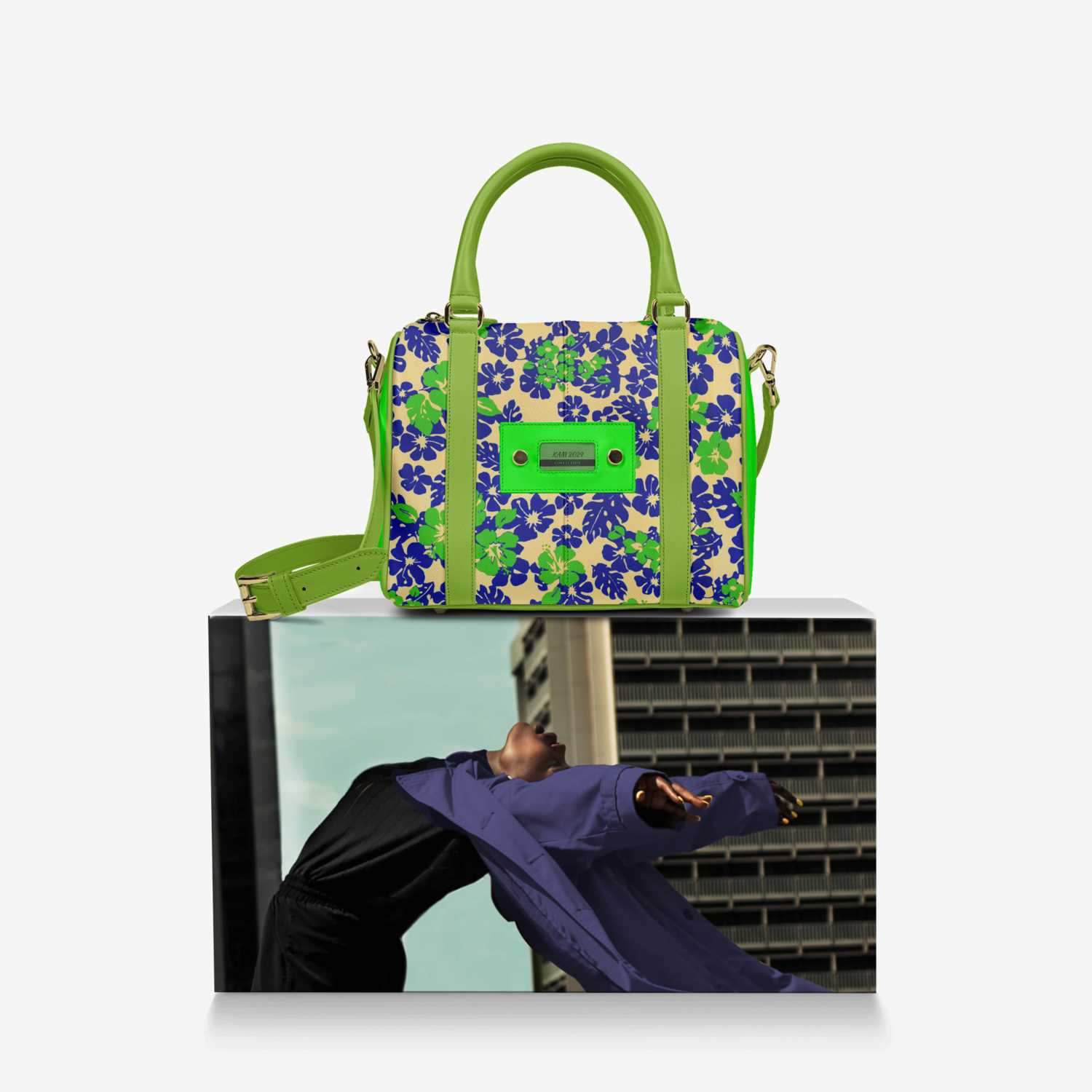 KAM 2024 custom made in Italy design by Aminata Kamara | Over box view