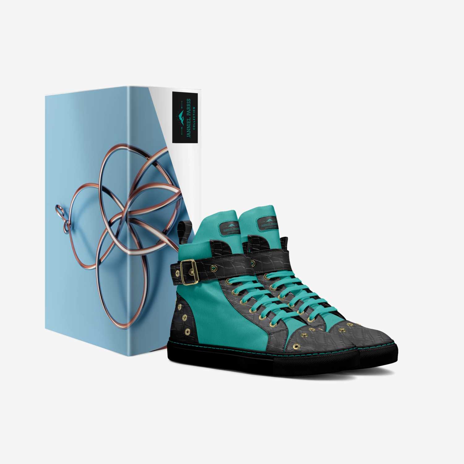 Janniel Parris custom made in Italy shoes by Ryan Garner | Box view