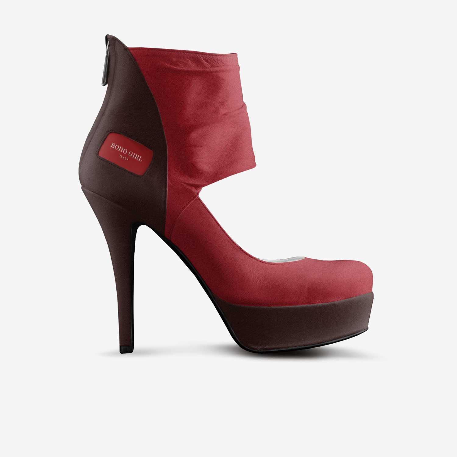 BOHO GIRL custom made in Italy shoes by Marijke Verkerk Design | Side view