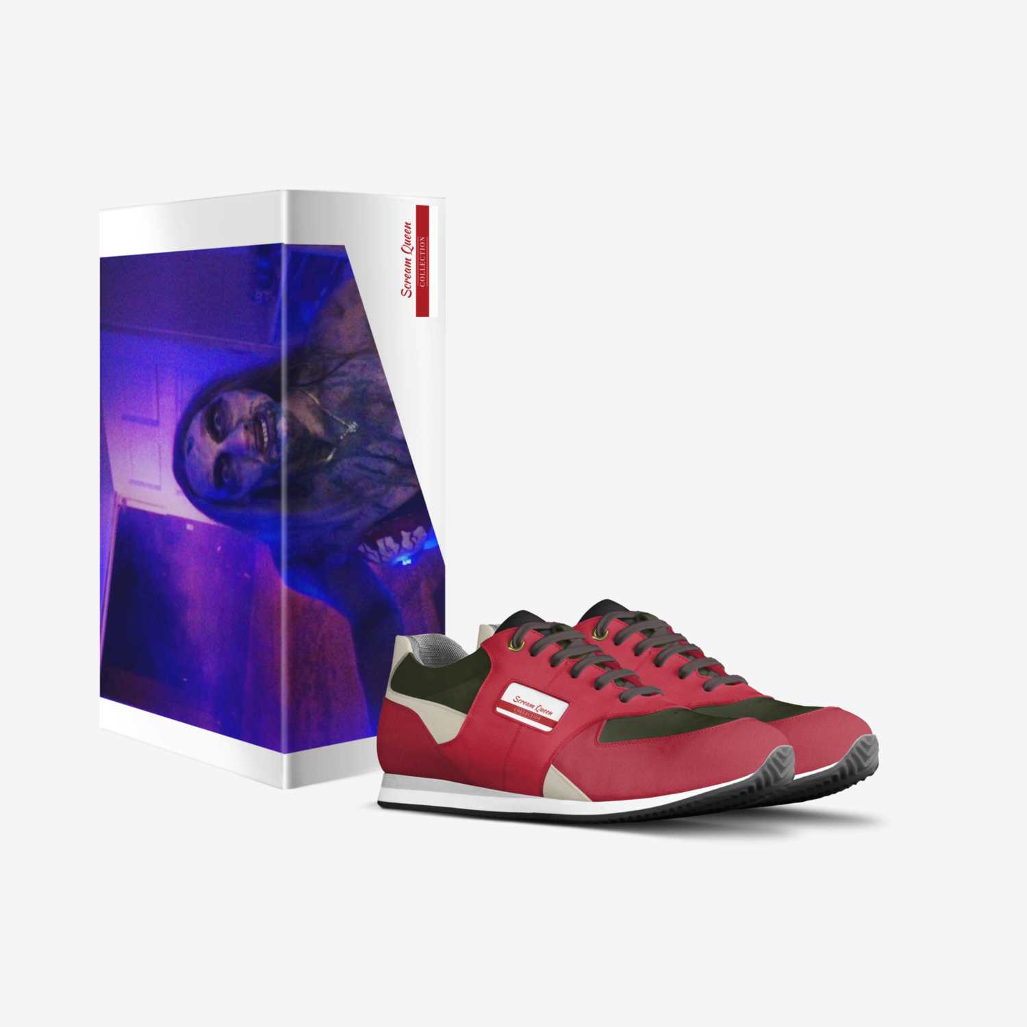 Scream Queen custom made in Italy shoes by Kandi'S Treasures | Box view