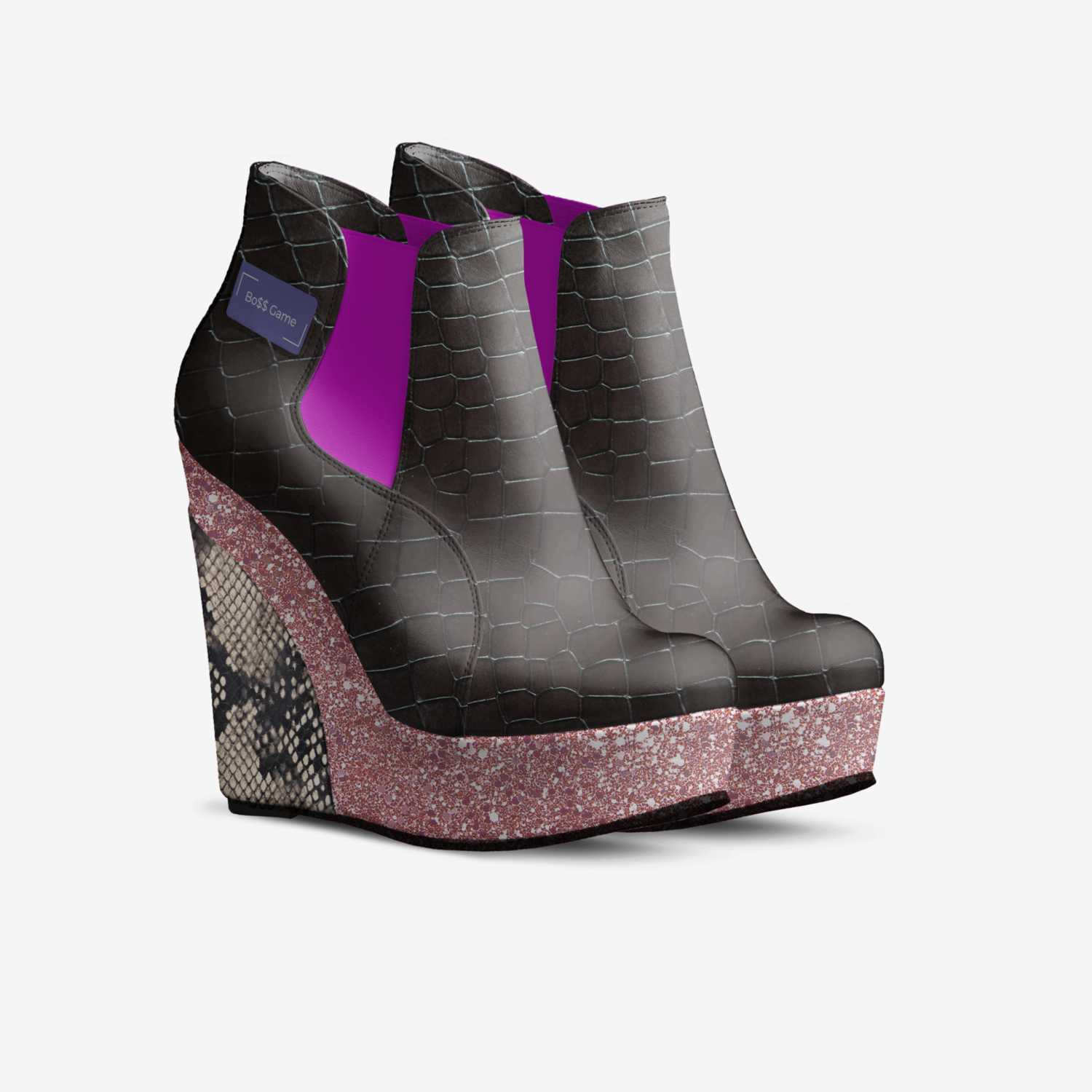 The Revenge Collec custom made in Italy shoes by Ashley Williams | Double view