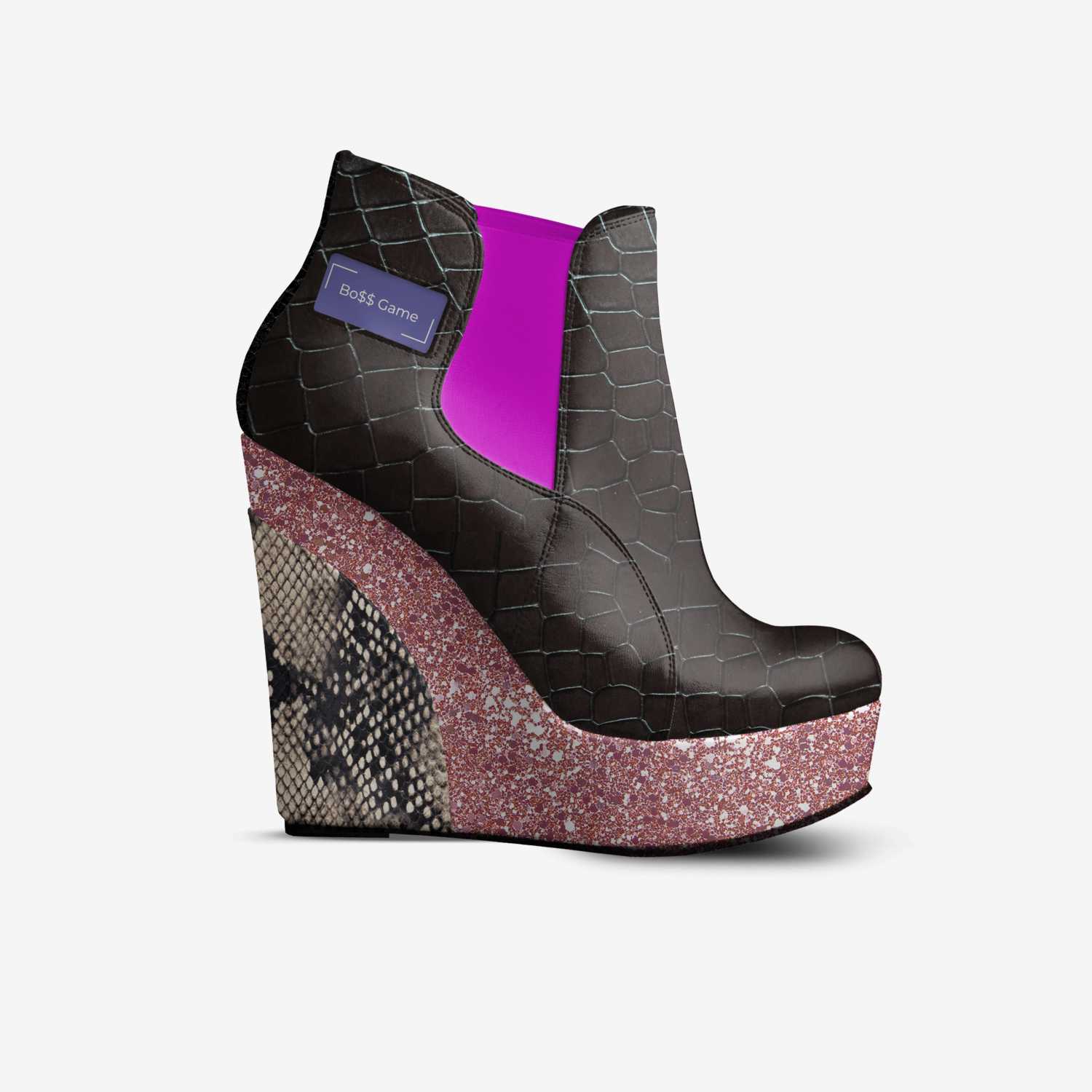 The Revenge Collec custom made in Italy shoes by Ashley Williams | Side view