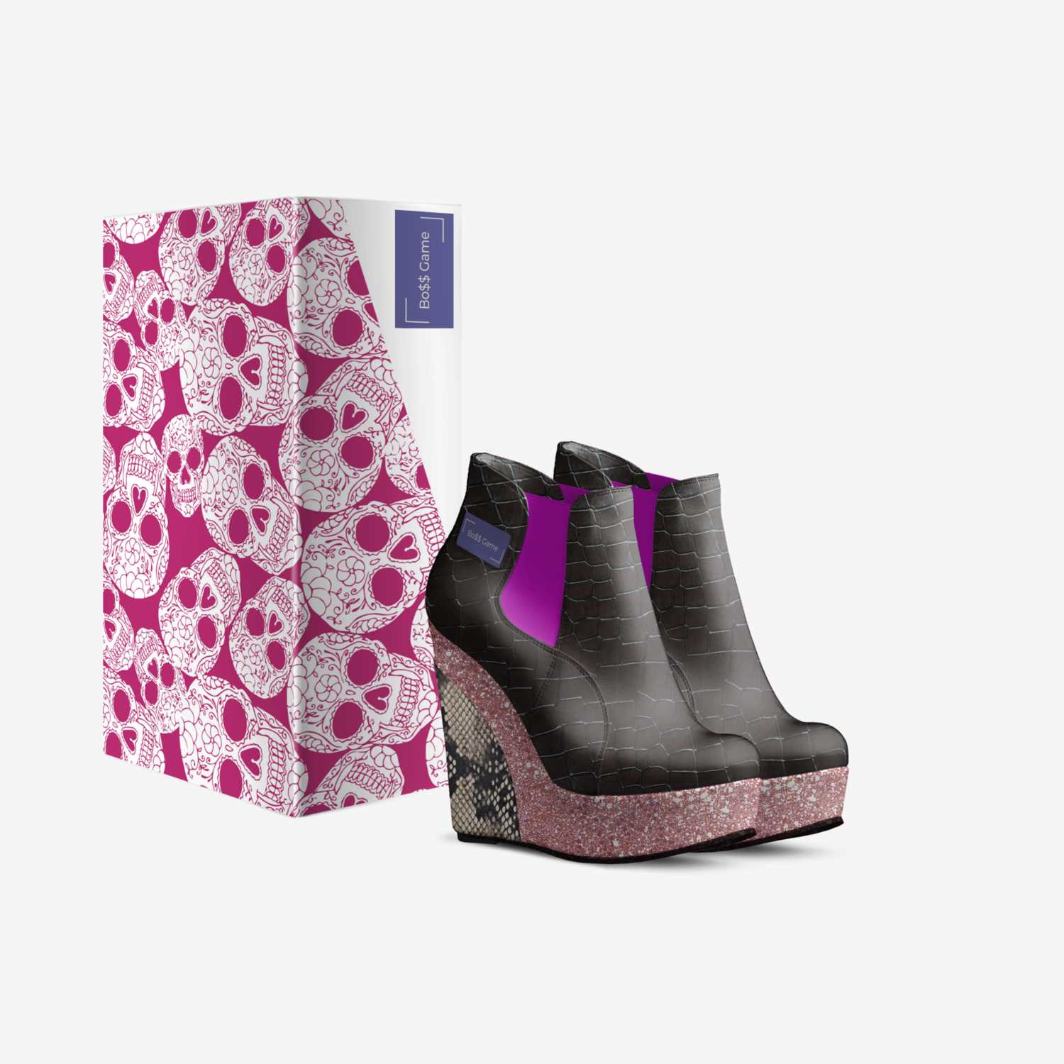 The Revenge Collec custom made in Italy shoes by Ashley Williams | Box view