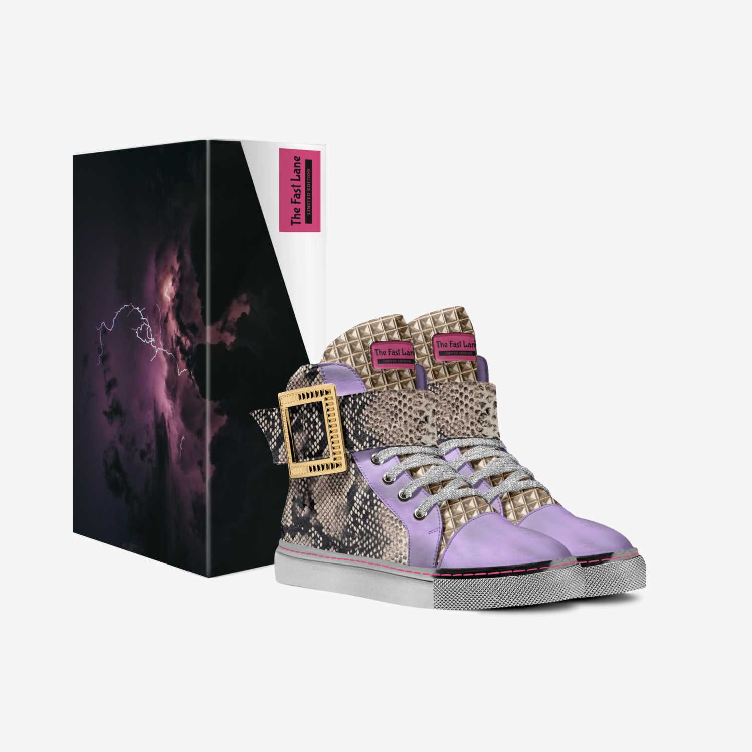 The Fast Lane custom made in Italy shoes by Ashley Williams | Box view