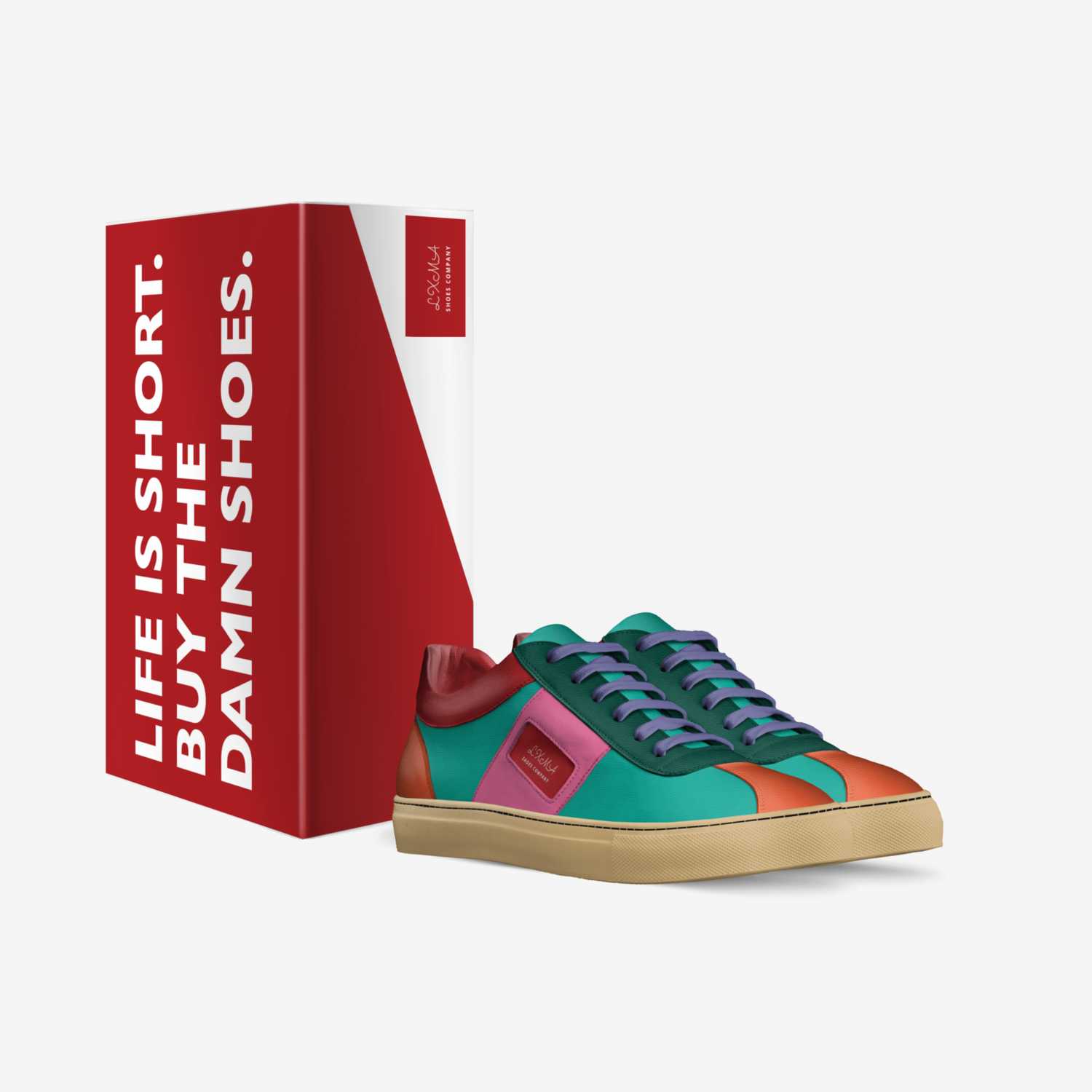 LXMA custom made in Italy shoes by Sadie Jackson | Box view