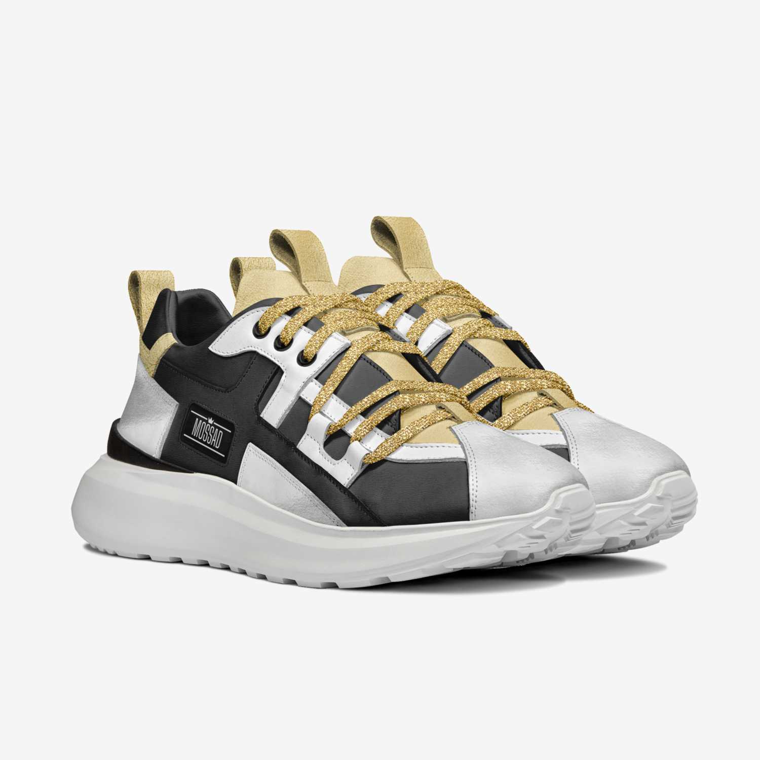 MOSSAD custom made in Italy shoes by Jay Rock | Double view