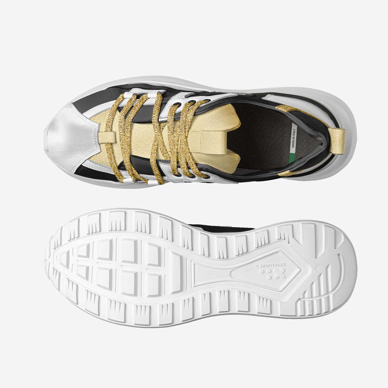 MOSSAD custom made in Italy shoes by Jay Rock | Top view
