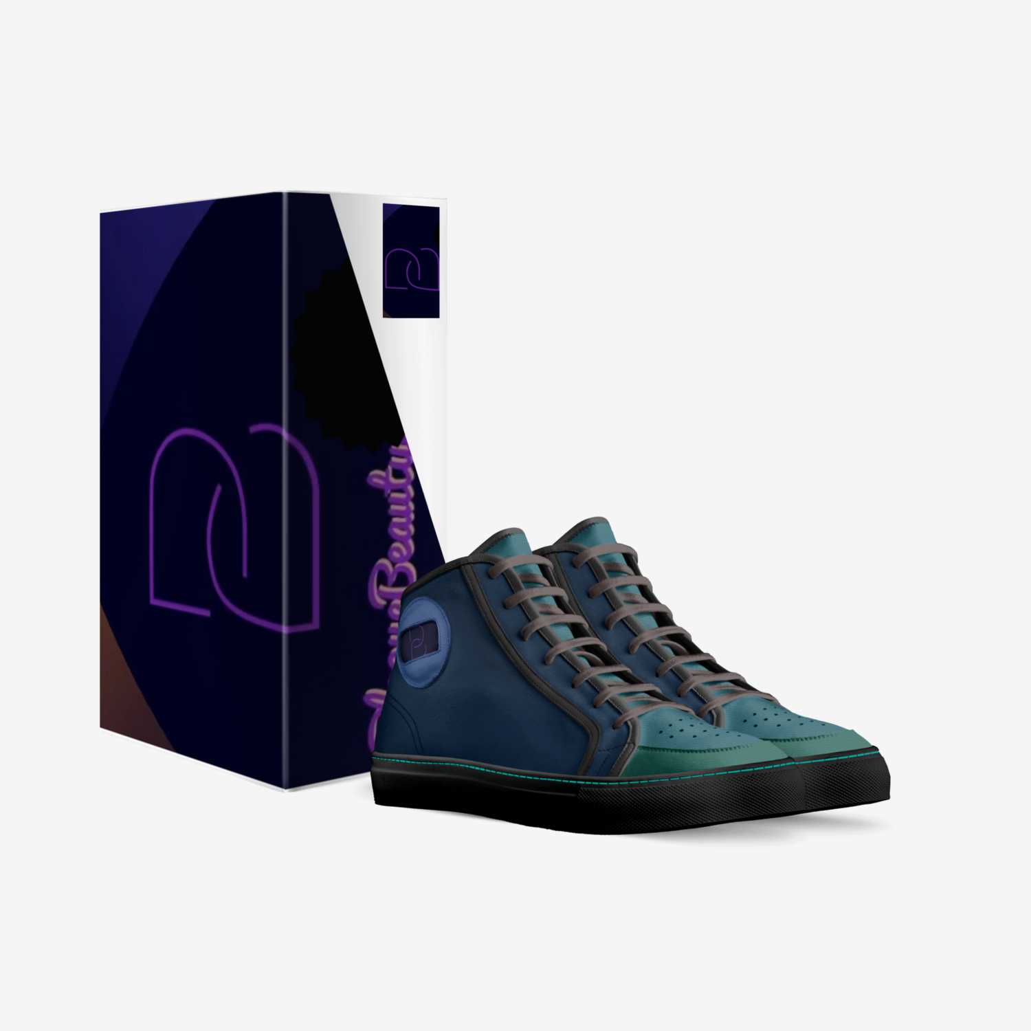 BlaqueBeauty custom made in Italy shoes by Ashlynn Jones | Box view
