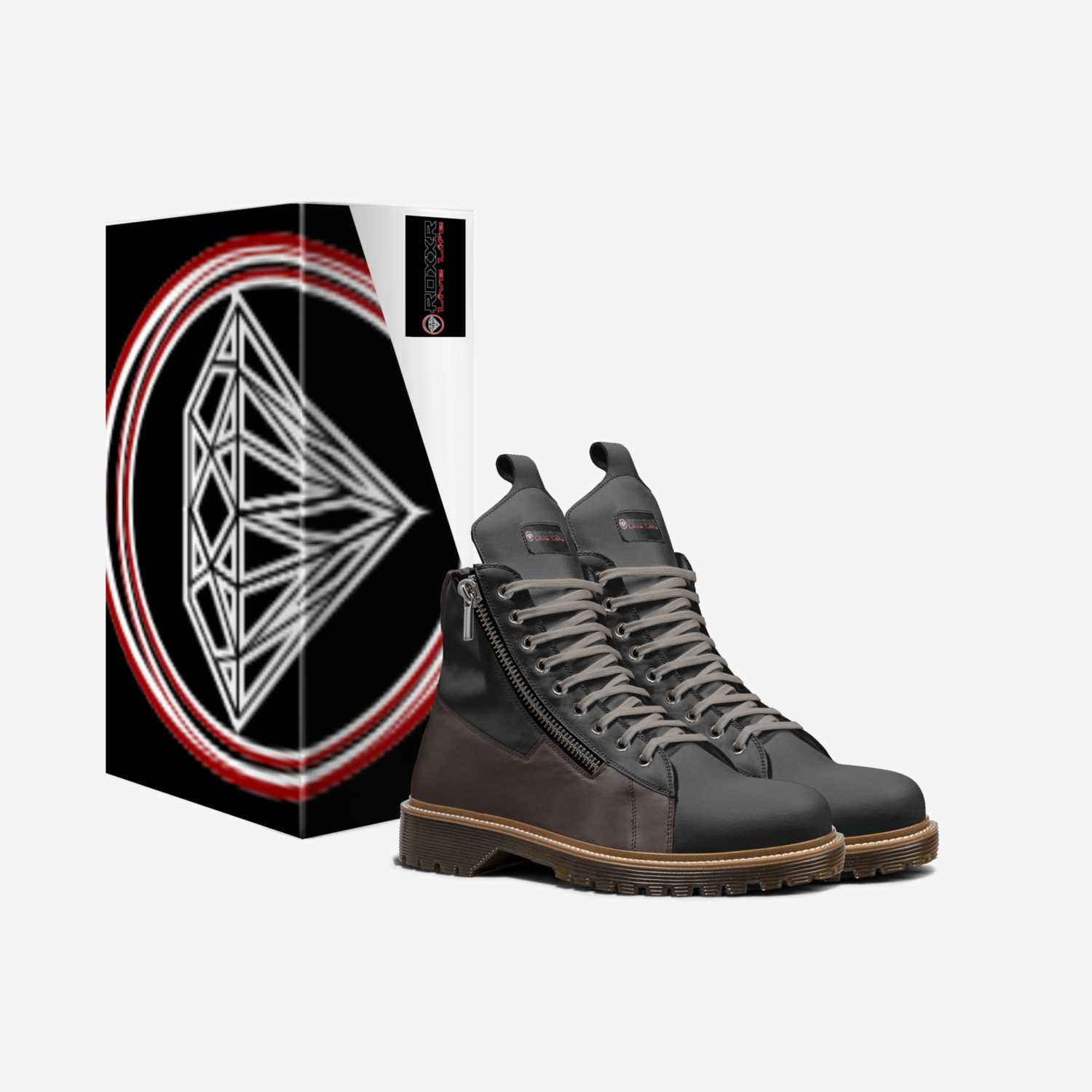 ROXXR MOTO6 custom made in Italy shoes by Jeffrey Fisher | Box view