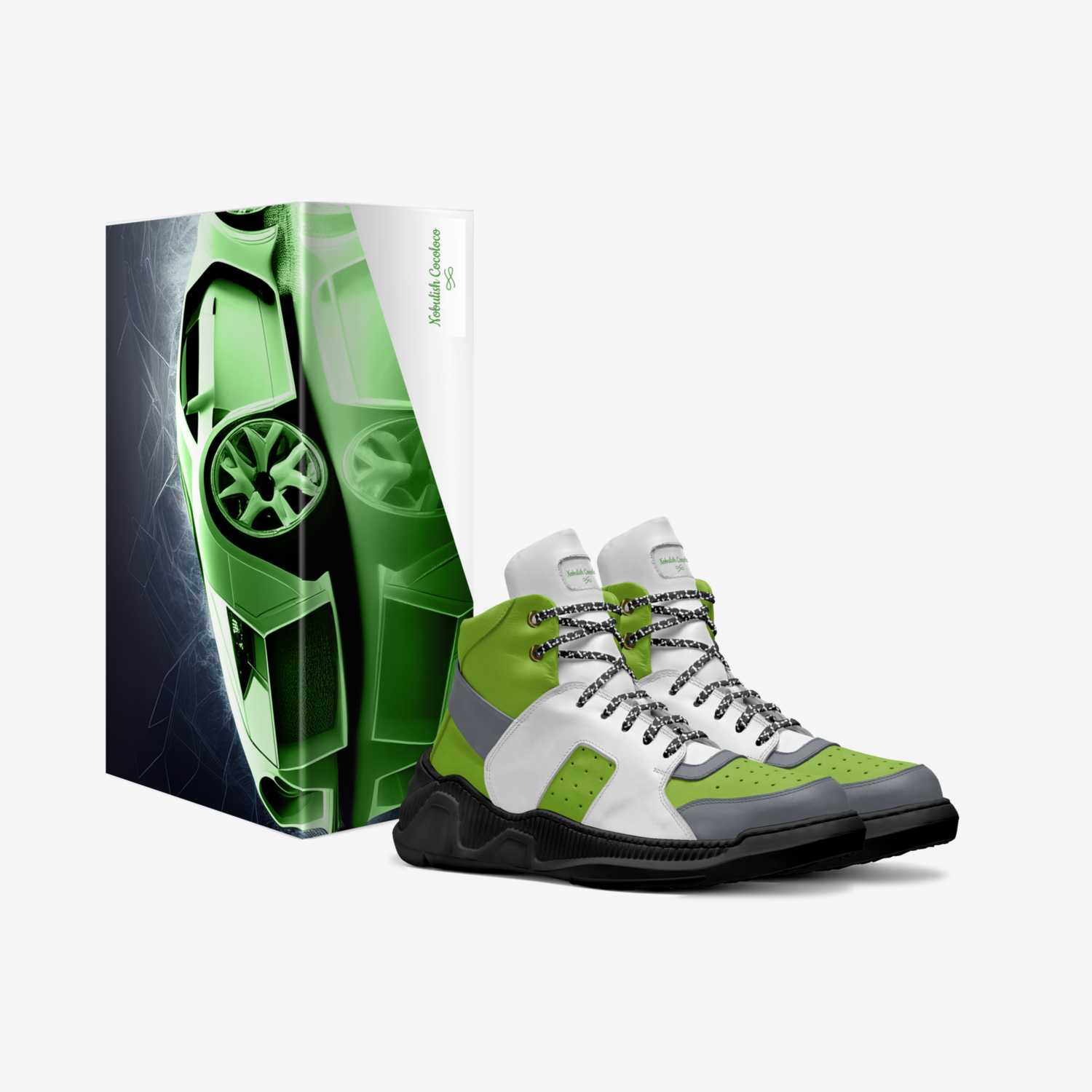 Nobulish custom made in Italy shoes by Kareem L.m. Garcia | Box view