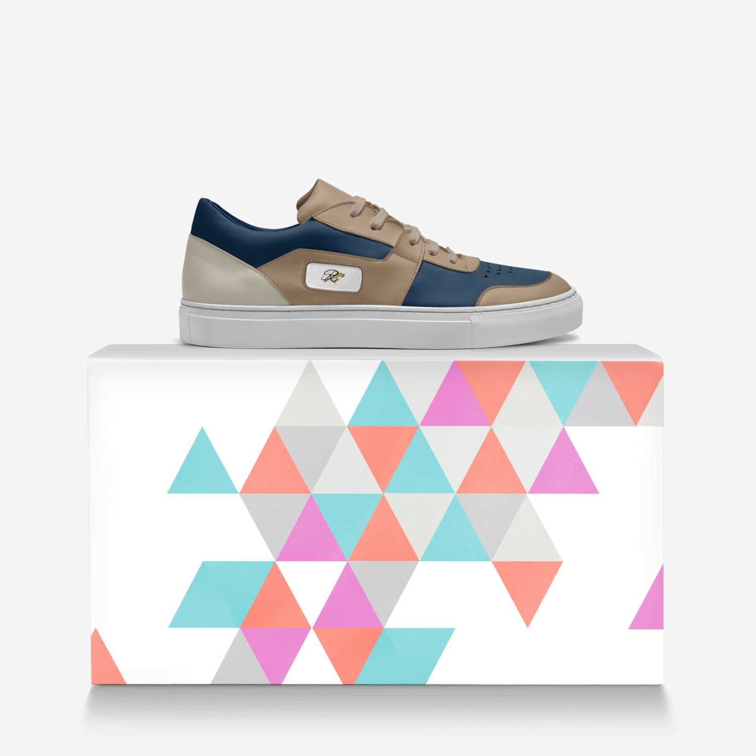 Ravella custom made in Italy shoes by Tanya Sengar | Over box view