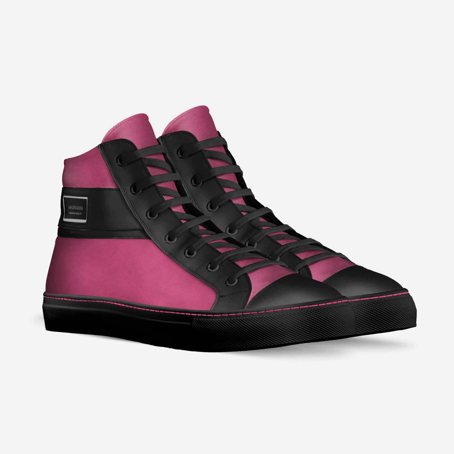 Amazing Kicks custom made in Italy shoes by Desiree Johnson | Double view