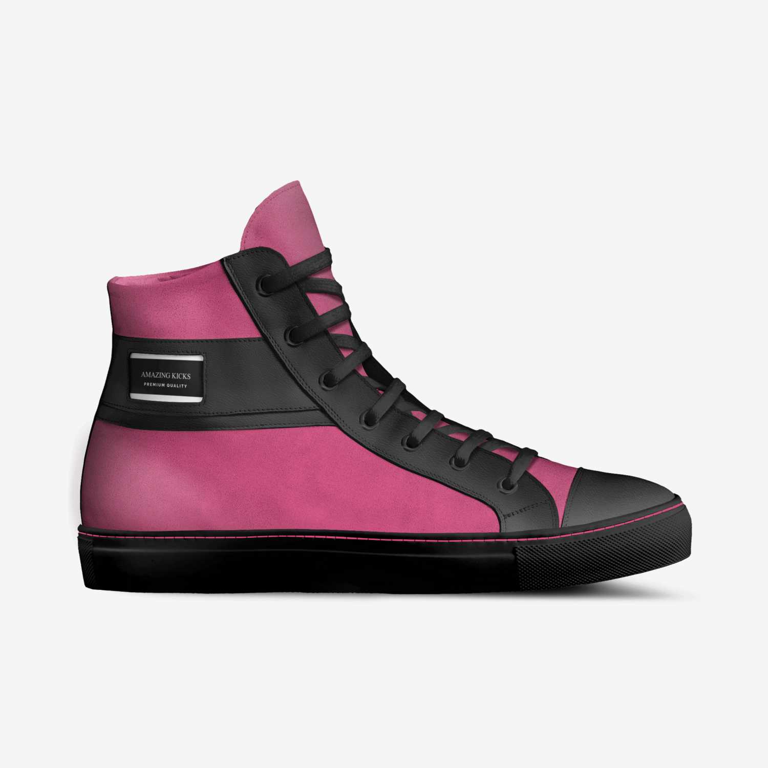 Amazing Kicks custom made in Italy shoes by Desiree Johnson | Side view