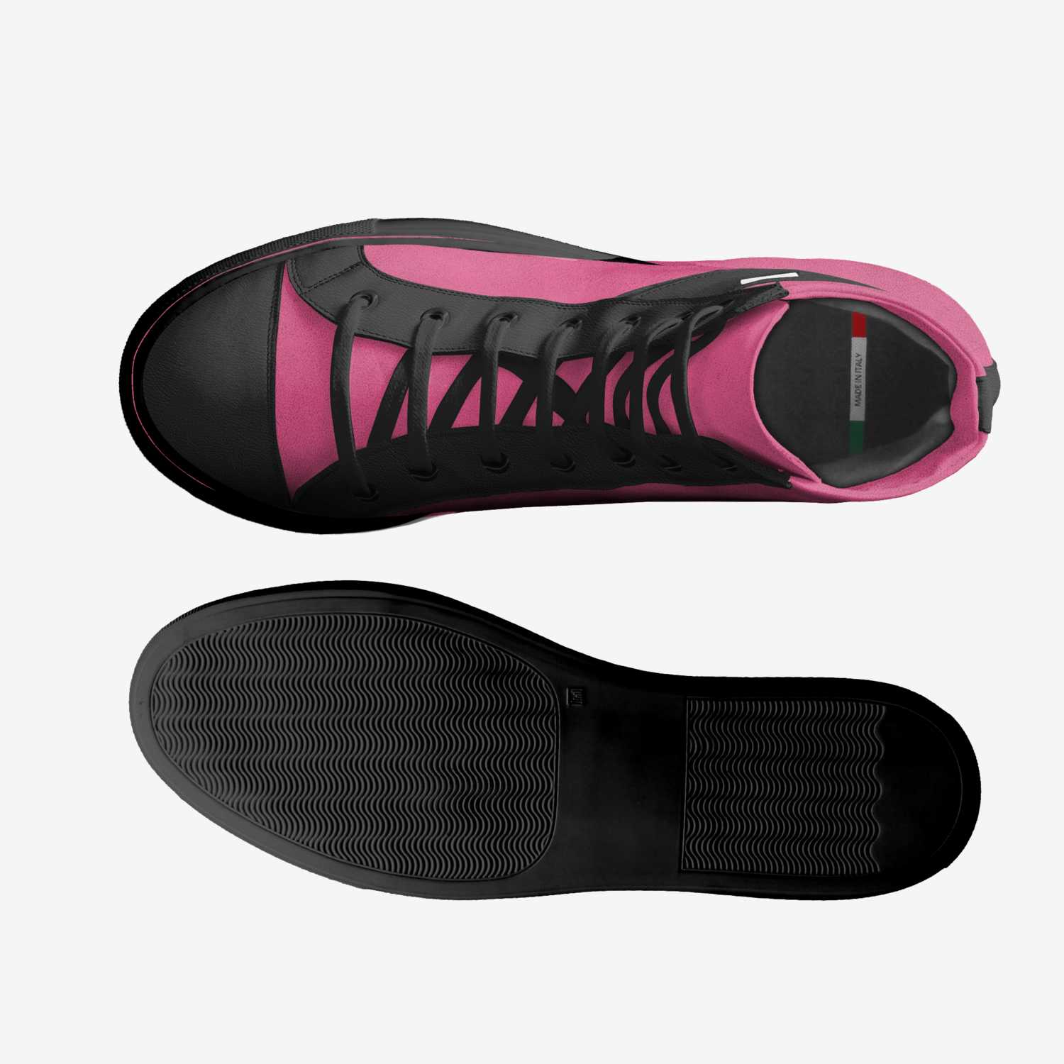 Amazing Kicks custom made in Italy shoes by Desiree Johnson | Top view