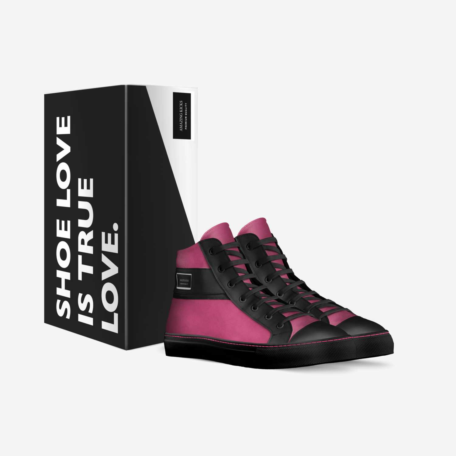 Amazing Kicks custom made in Italy shoes by Desiree Johnson | Box view