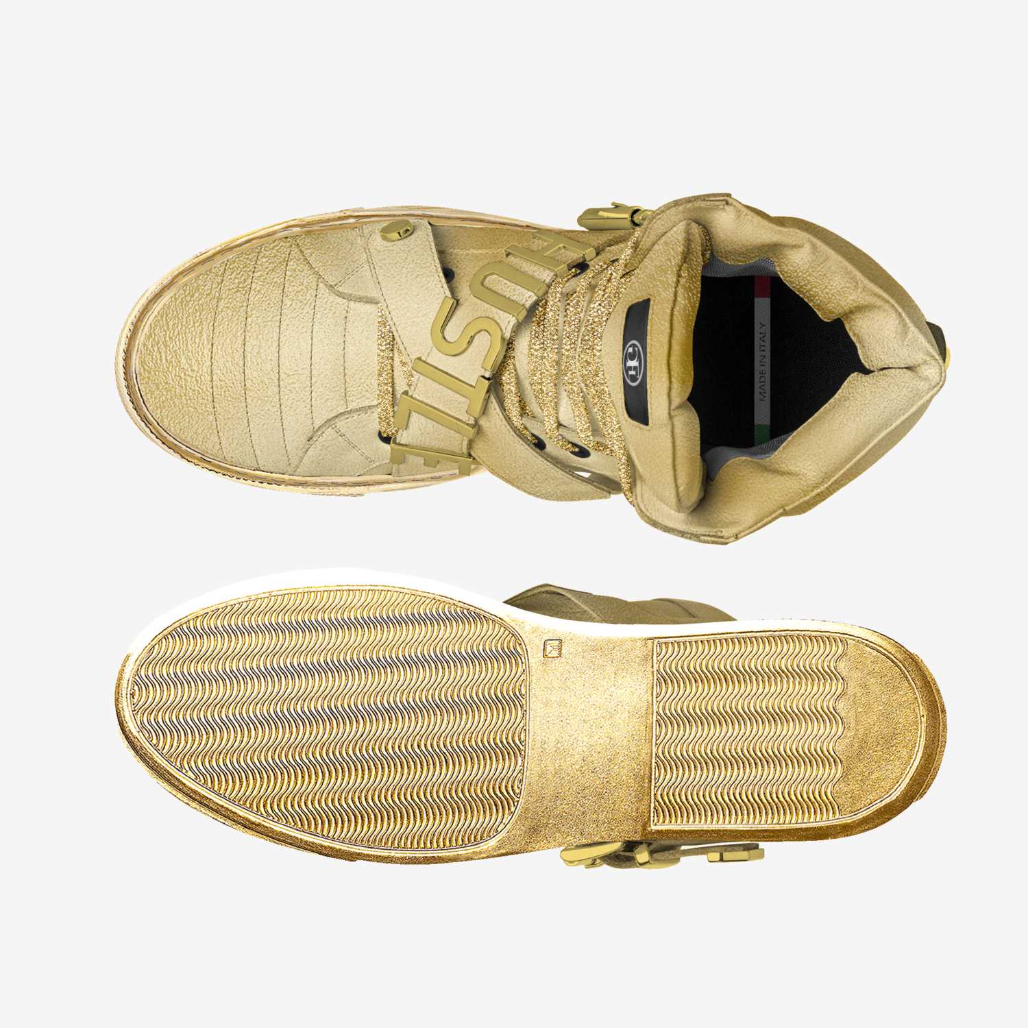 GFL custom made in Italy shoes by Gilbert Ngyia | Top view