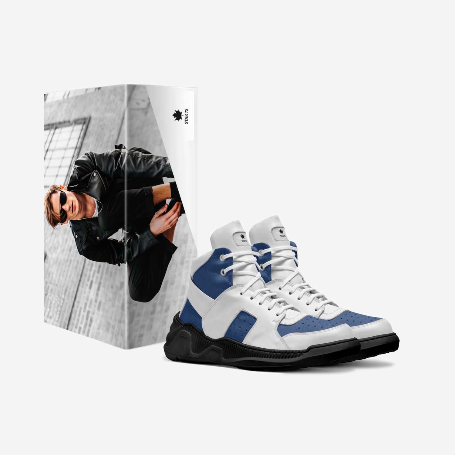 Star 7s  custom made in Italy shoes by Moses Ntambwe | Box view