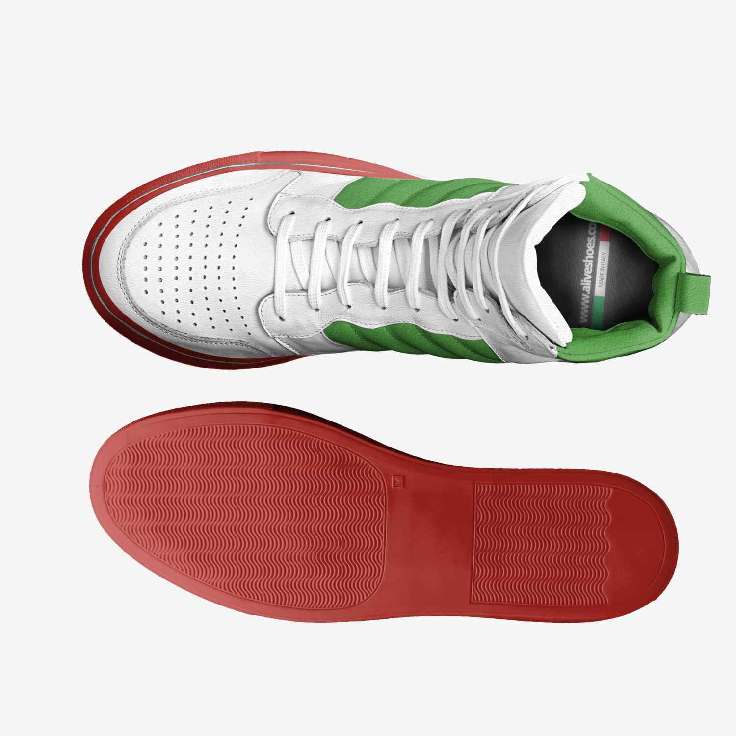 Bump90 custom made in Italy shoes by Marcos Perez | Top view
