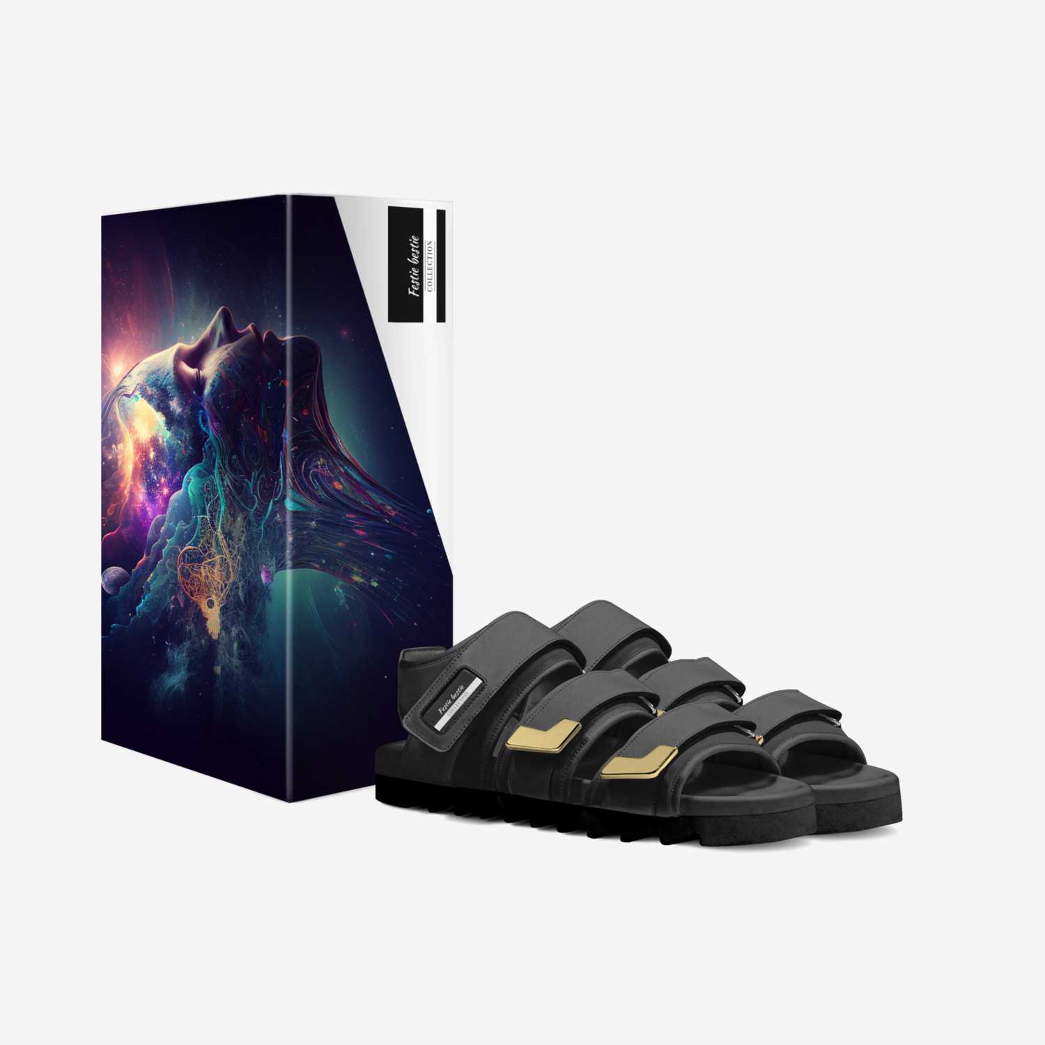Festie bestie  custom made in Italy shoes by Tiffany Kramer | Box view