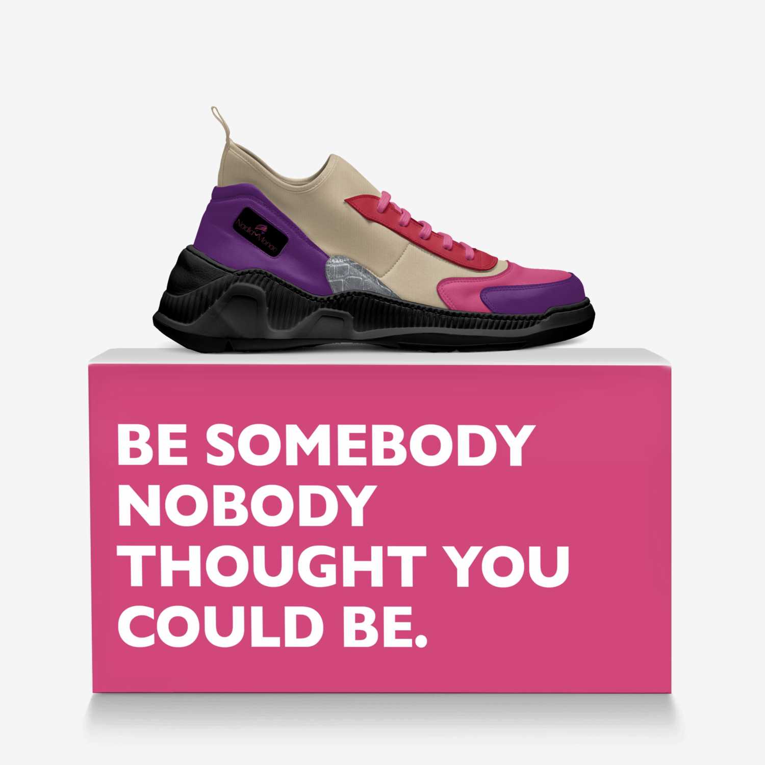 NadiaMonae-Sublime custom made in Italy shoes by Nadia Monae | Over box view
