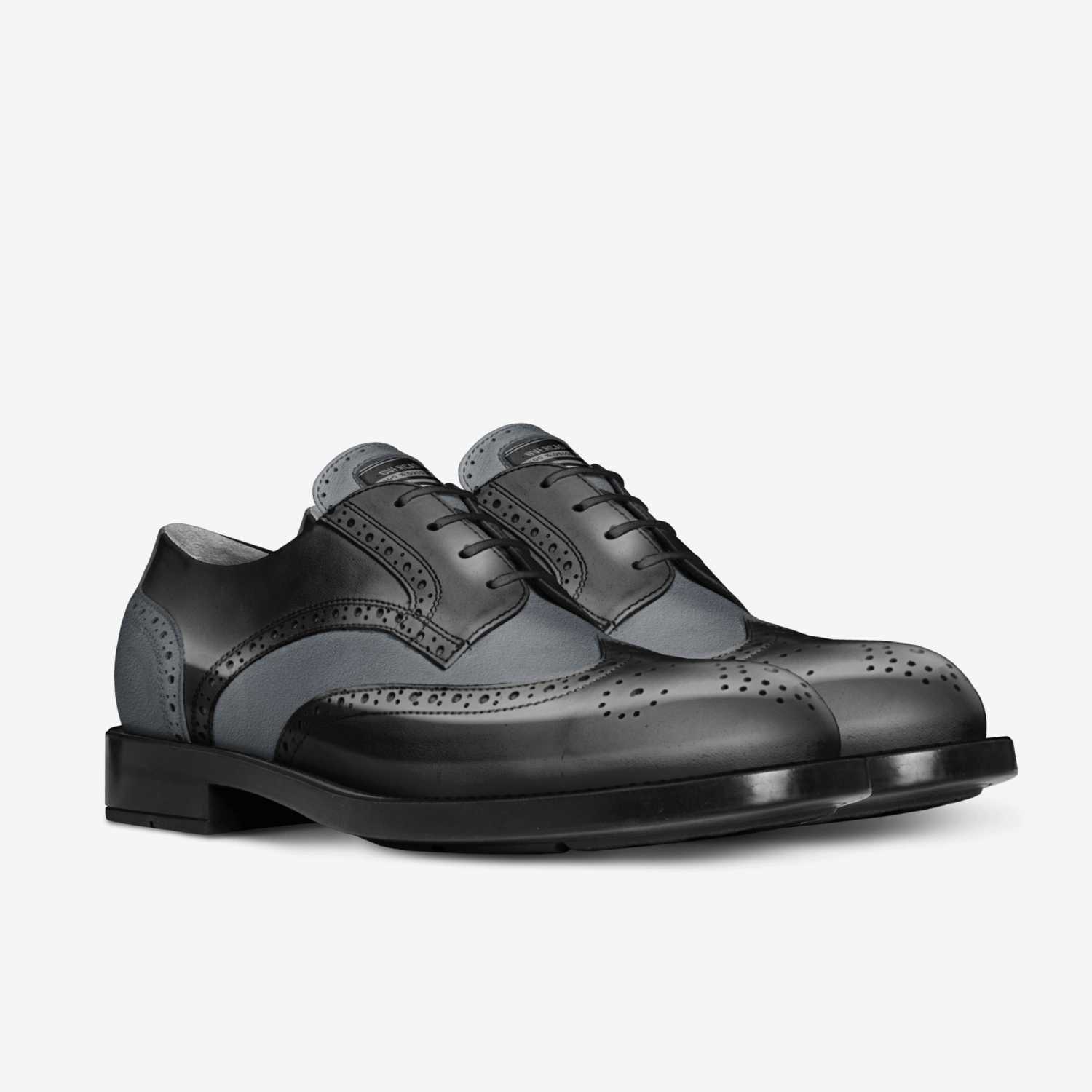 Overcast custom made in Italy shoes by Alonzo Echavarria Garza | Double view