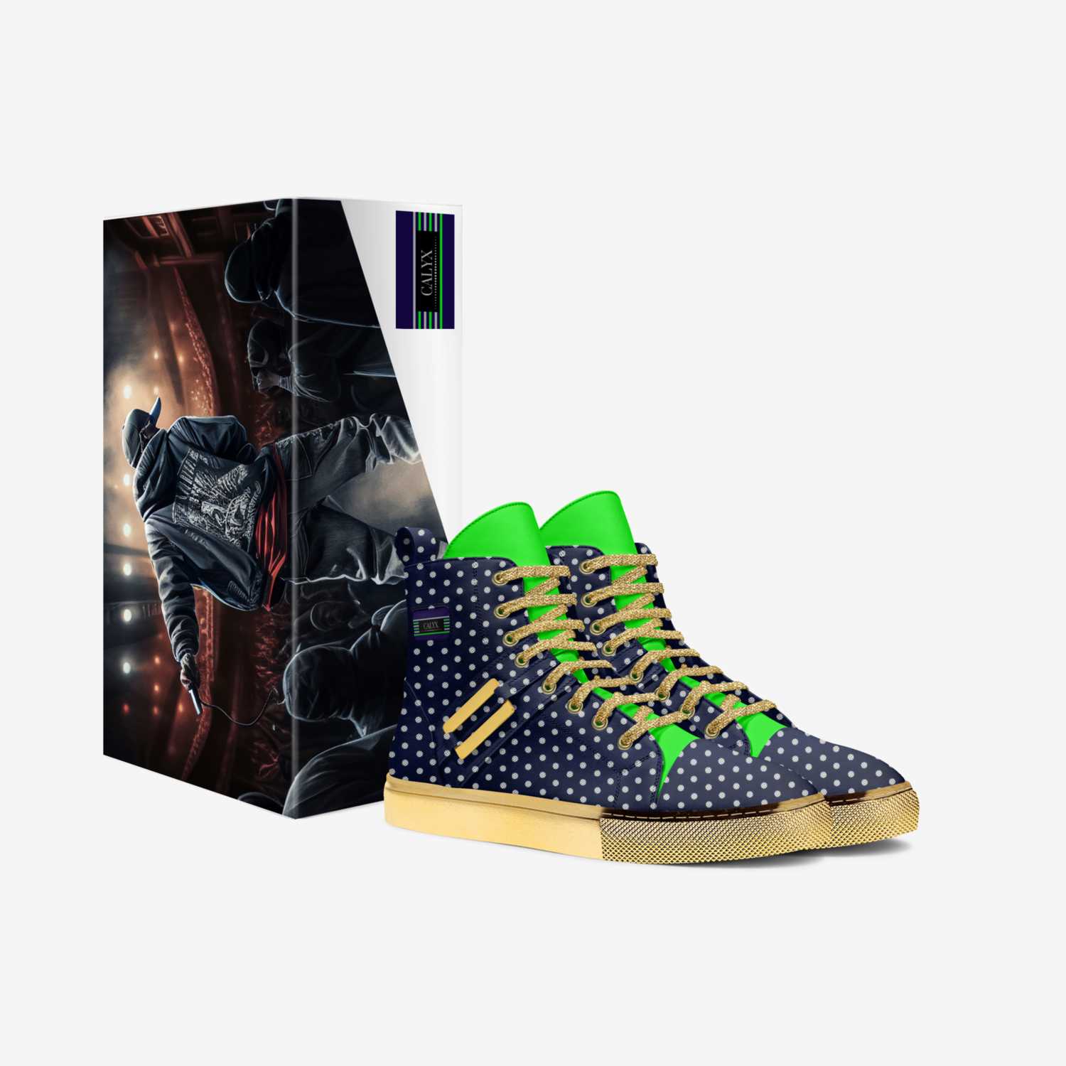CALYX:Evolution  custom made in Italy shoes by Gifford Jones | Box view