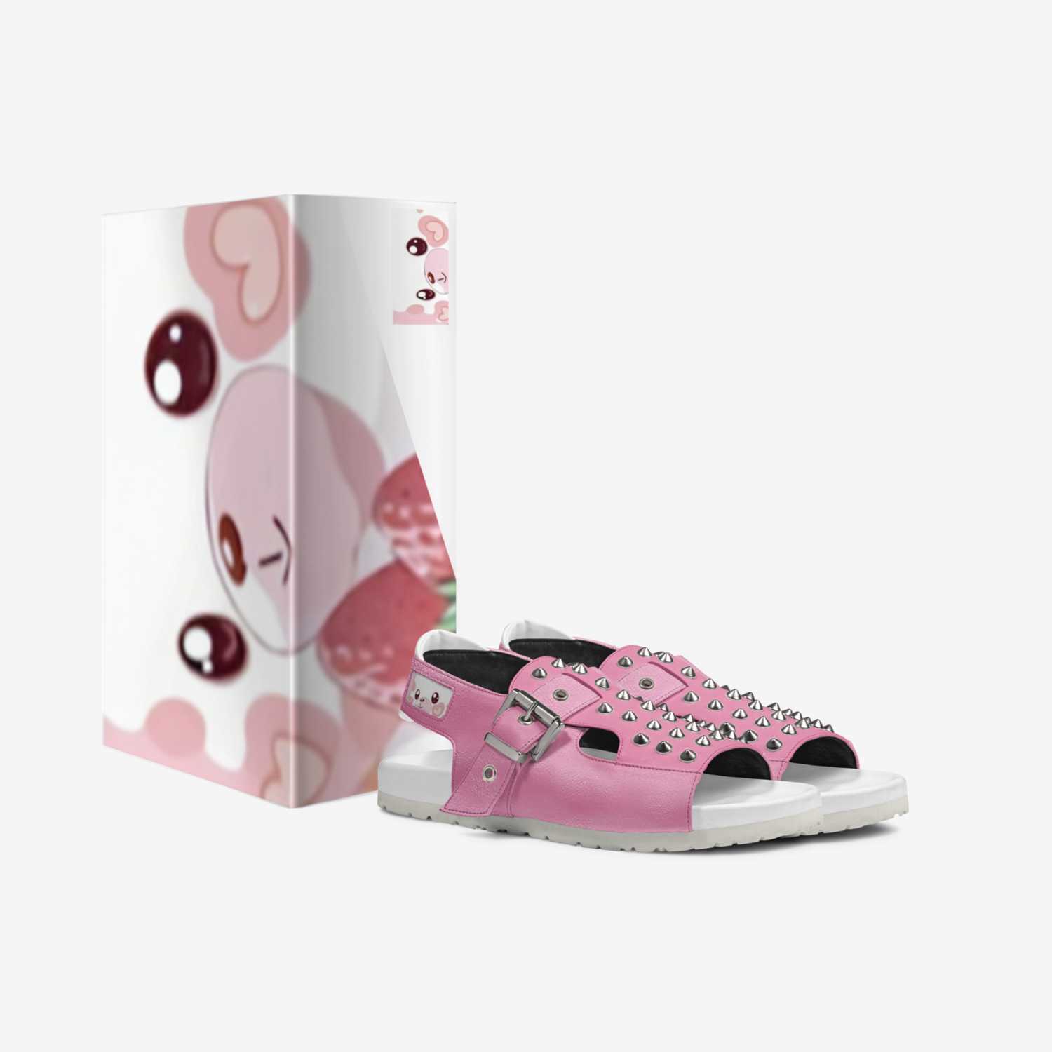 Strawbeary Dream  custom made in Italy shoes by Chayla Morgan | Box view
