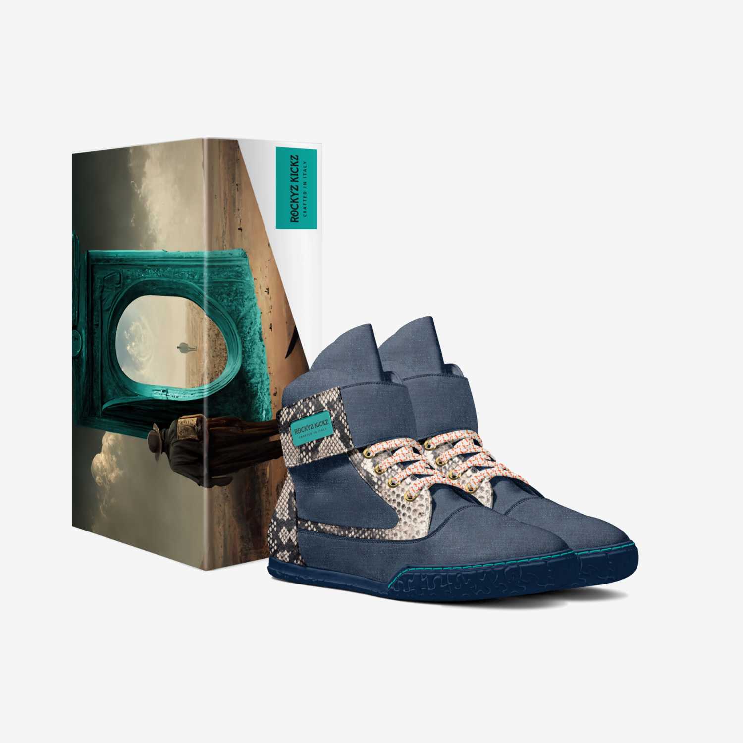 ROCKYZ KICKZ custom made in Italy shoes by Darreontae Williamson | Box view