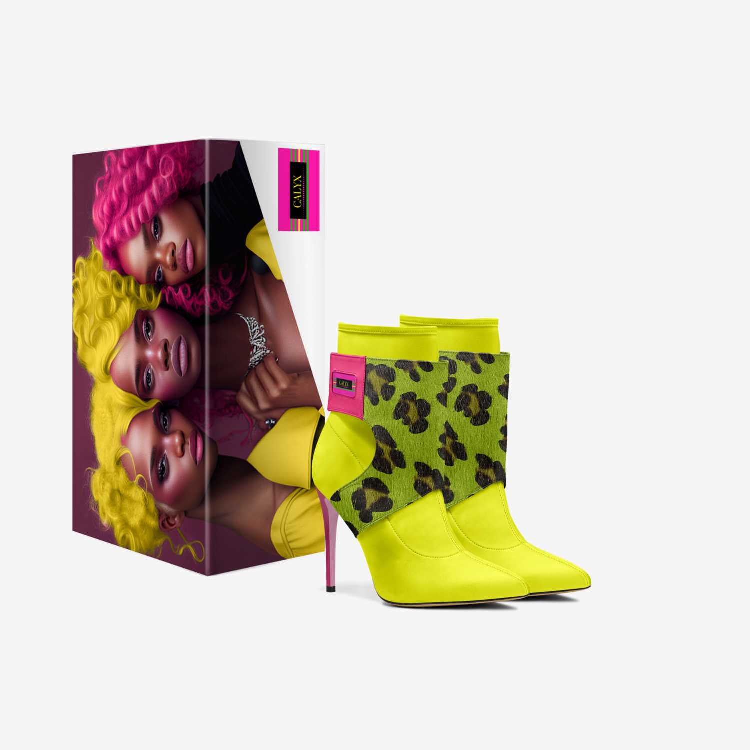 CALYX:GLOW custom made in Italy shoes by Gifford Jones | Box view