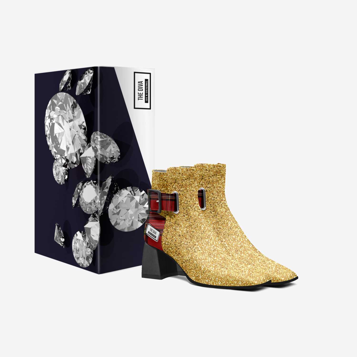THE DIVA custom made in Italy shoes by Omar Ali | Box view