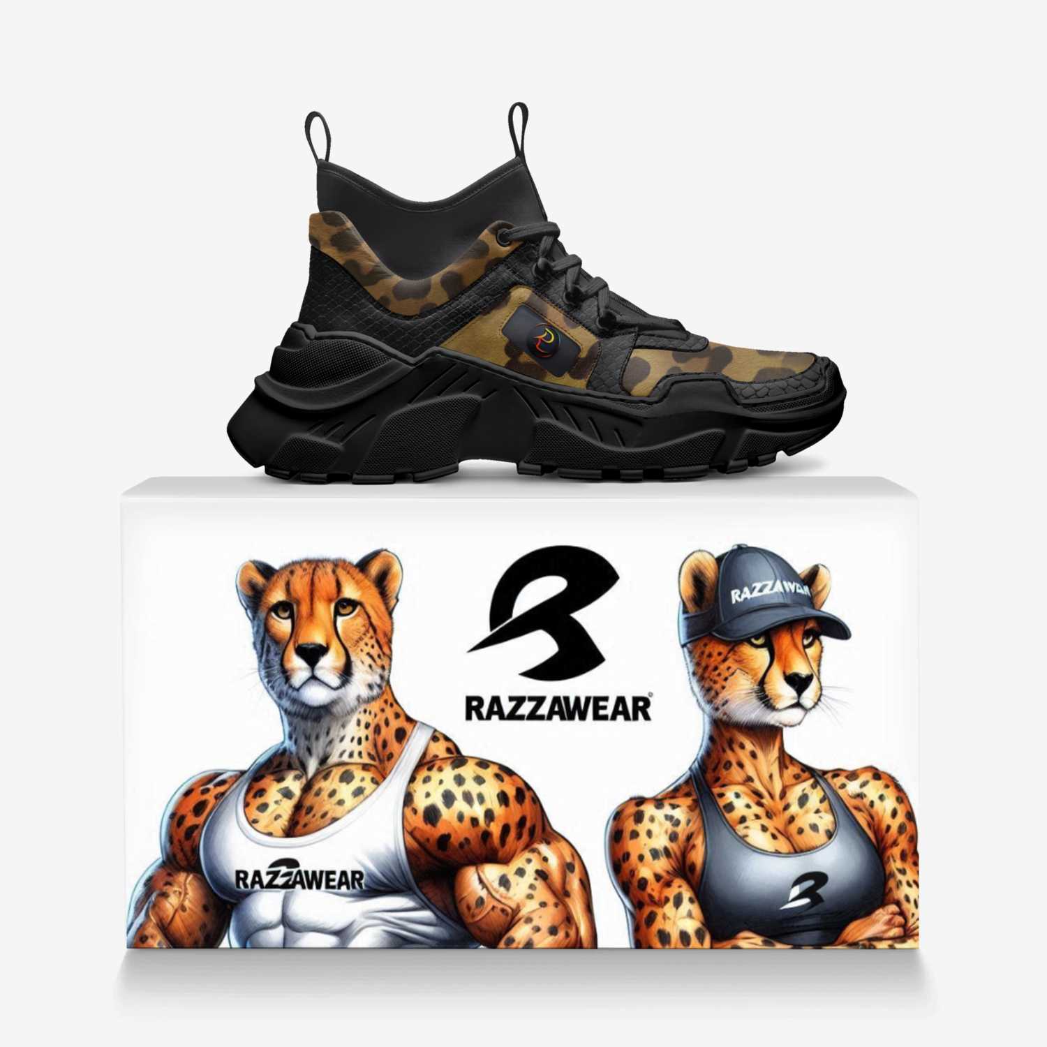 Razza custom made in Italy shoes by Rich King | Over box view