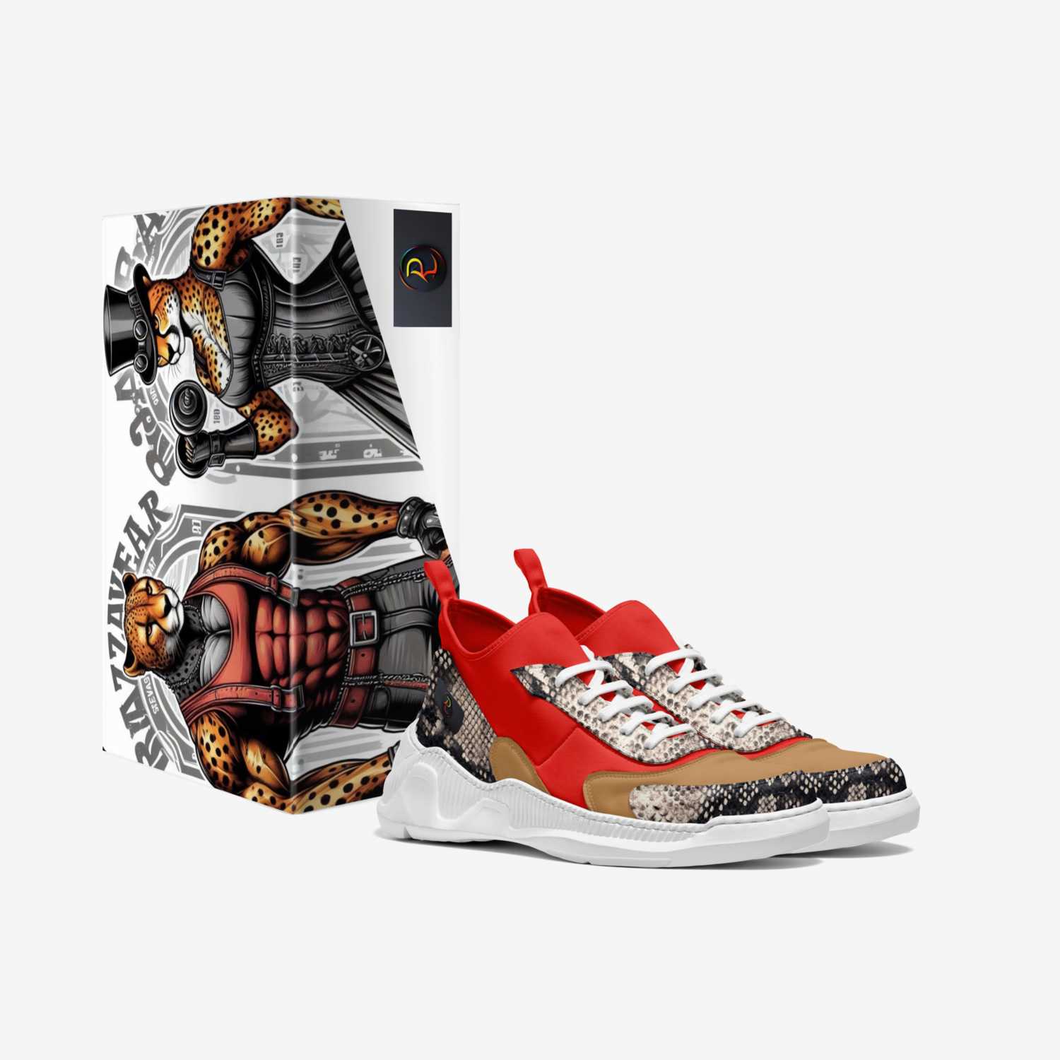 Razza Runner custom made in Italy shoes by Rich King | Box view