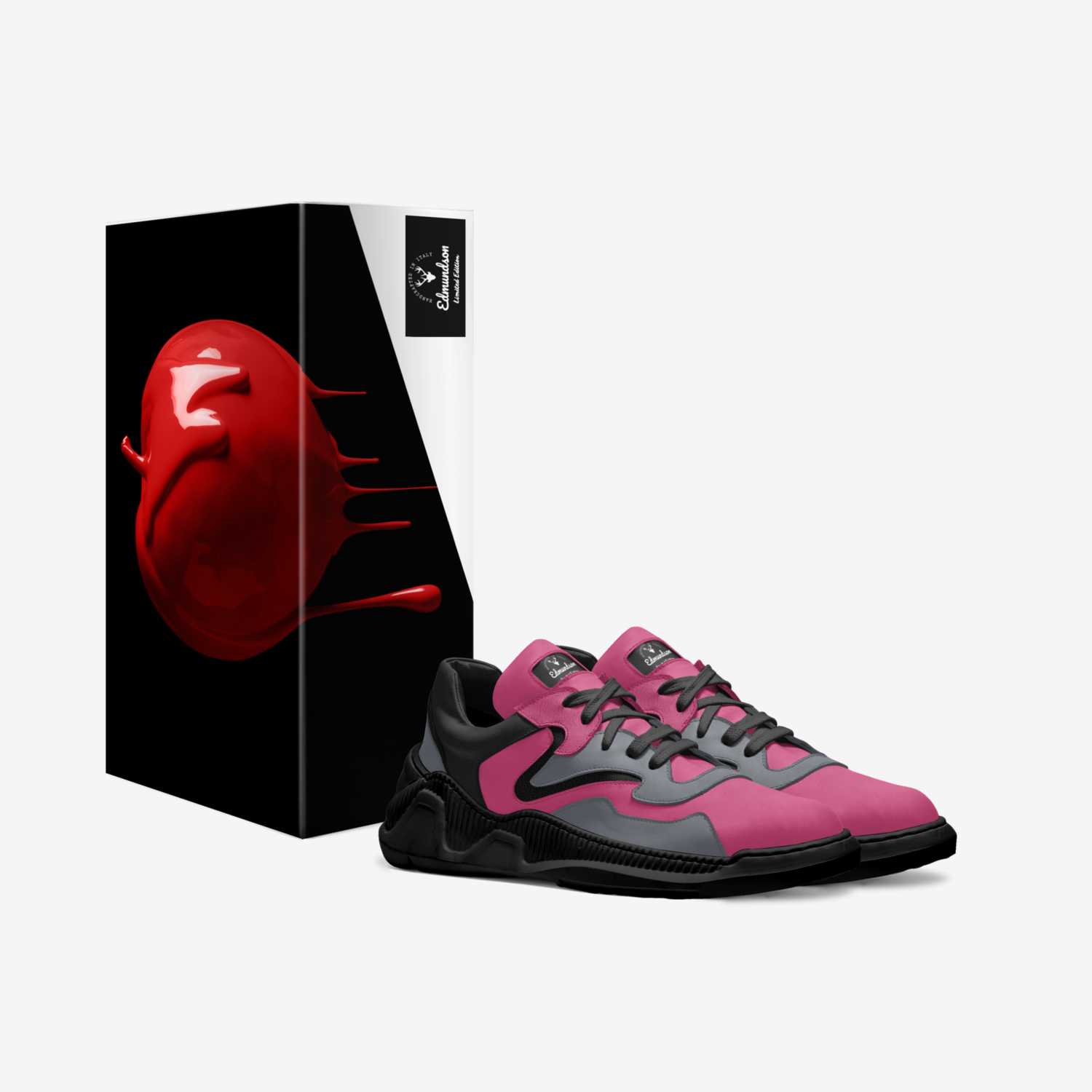 Edmundson Arc custom made in Italy shoes by Rodshawne Edmundson | Box view