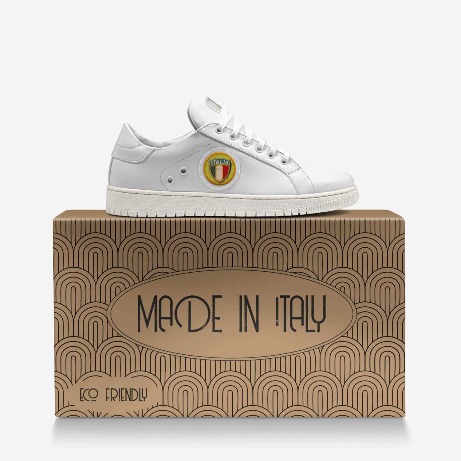 ITALIA LEATHER 03 custom made in Italy shoes by Duvall Daniels | Over box view