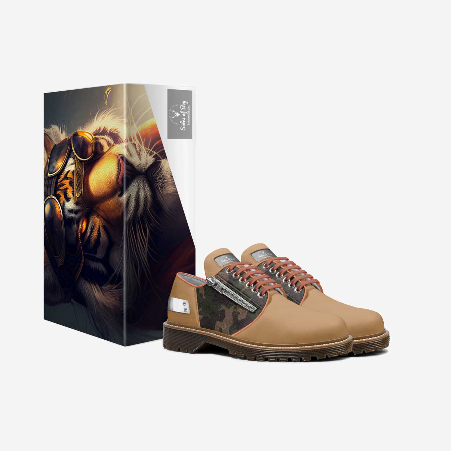 Soles of Bey  custom made in Italy shoes by Quiame Bey | Box view
