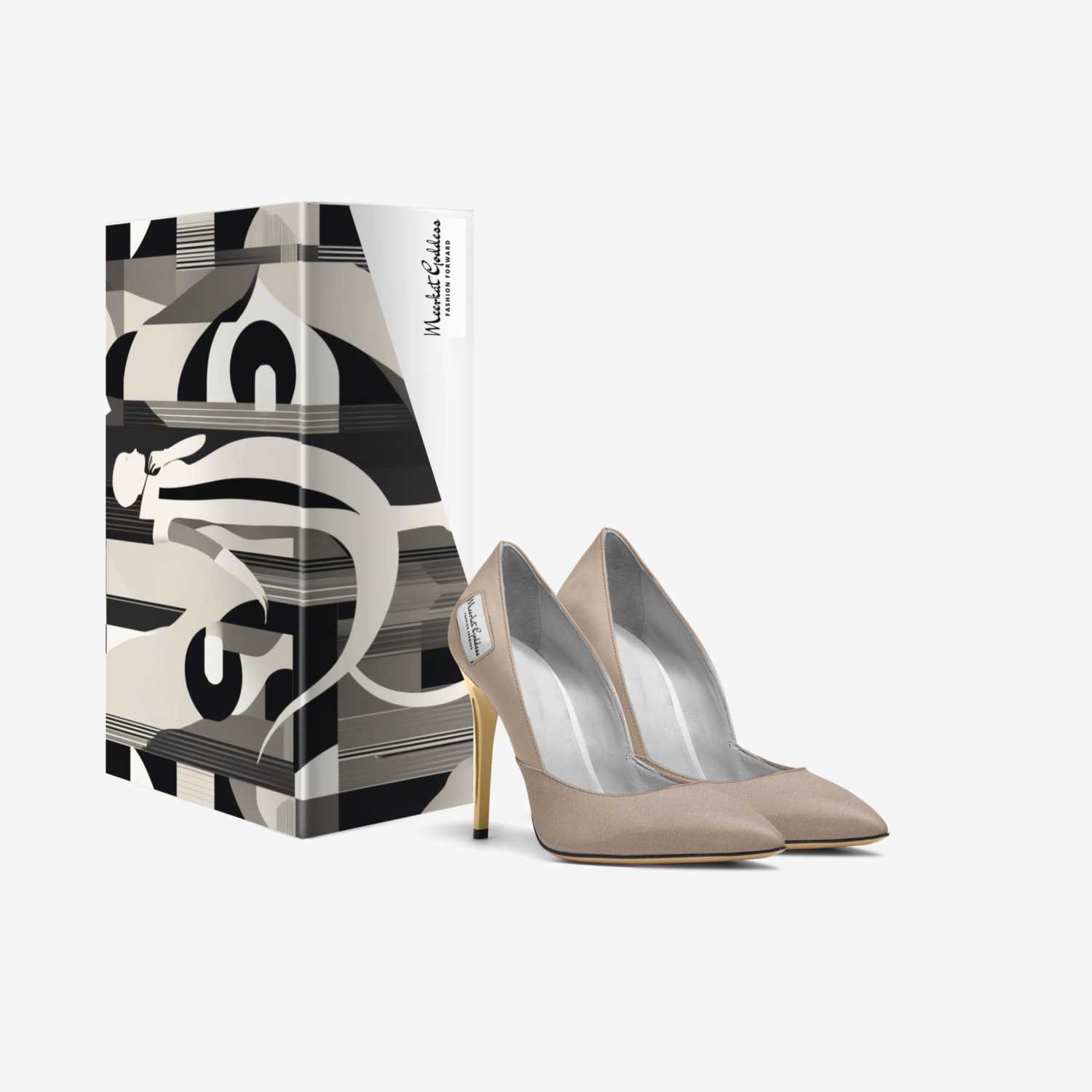 Meerkat Goddess custom made in Italy shoes by Ariana Nunes | Box view