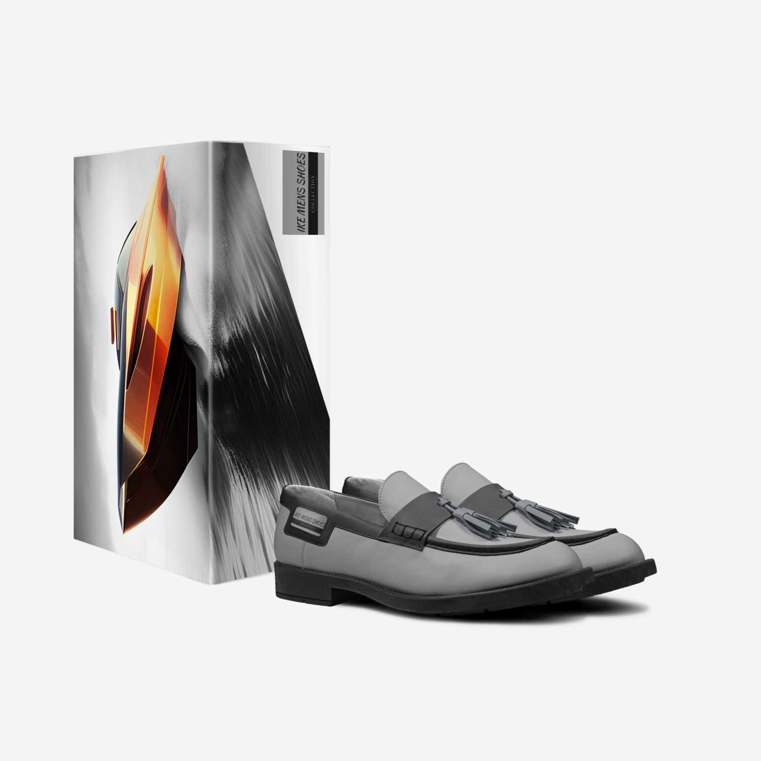 IKE MENS SHOES custom made in Italy shoes by Isaac A Mensah | Box view