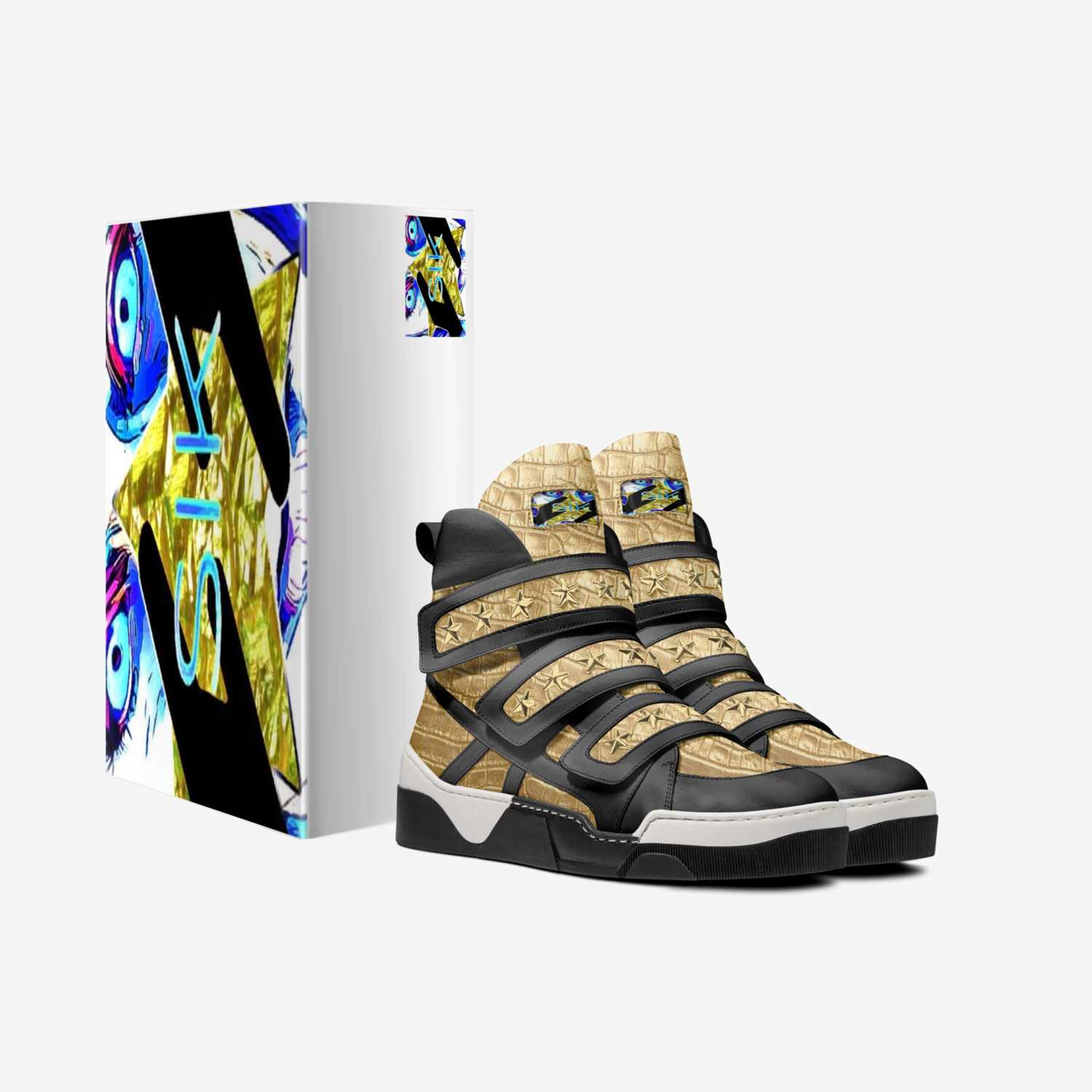 SIK Stars 2 custom made in Italy shoes by John Blackburn | Box view