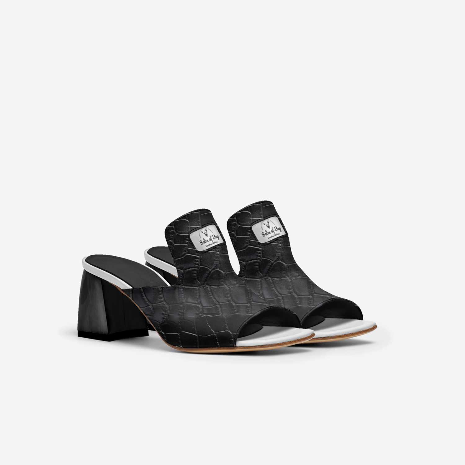Soles of Bey custom made in Italy shoes by Quiame Bey | Double view